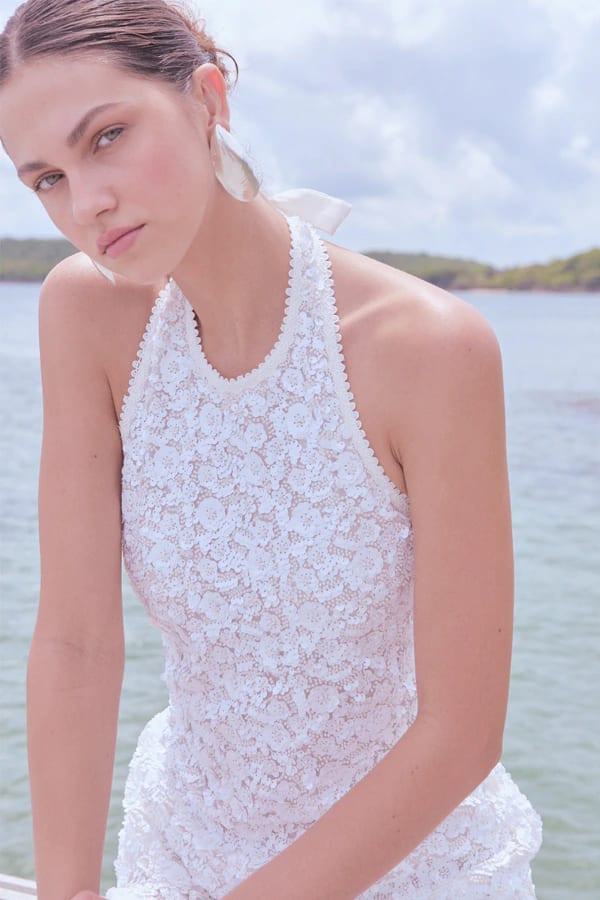 MEDIANOCHE MINI DRESS WHITE - imagen 2