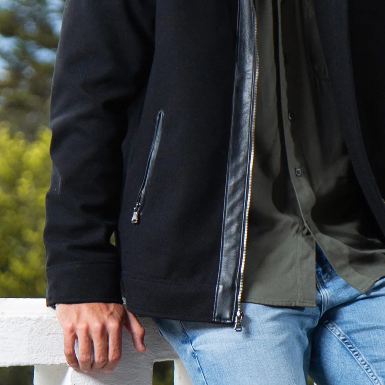 Chaqueta Slim Paño Oliver - imagen 3
