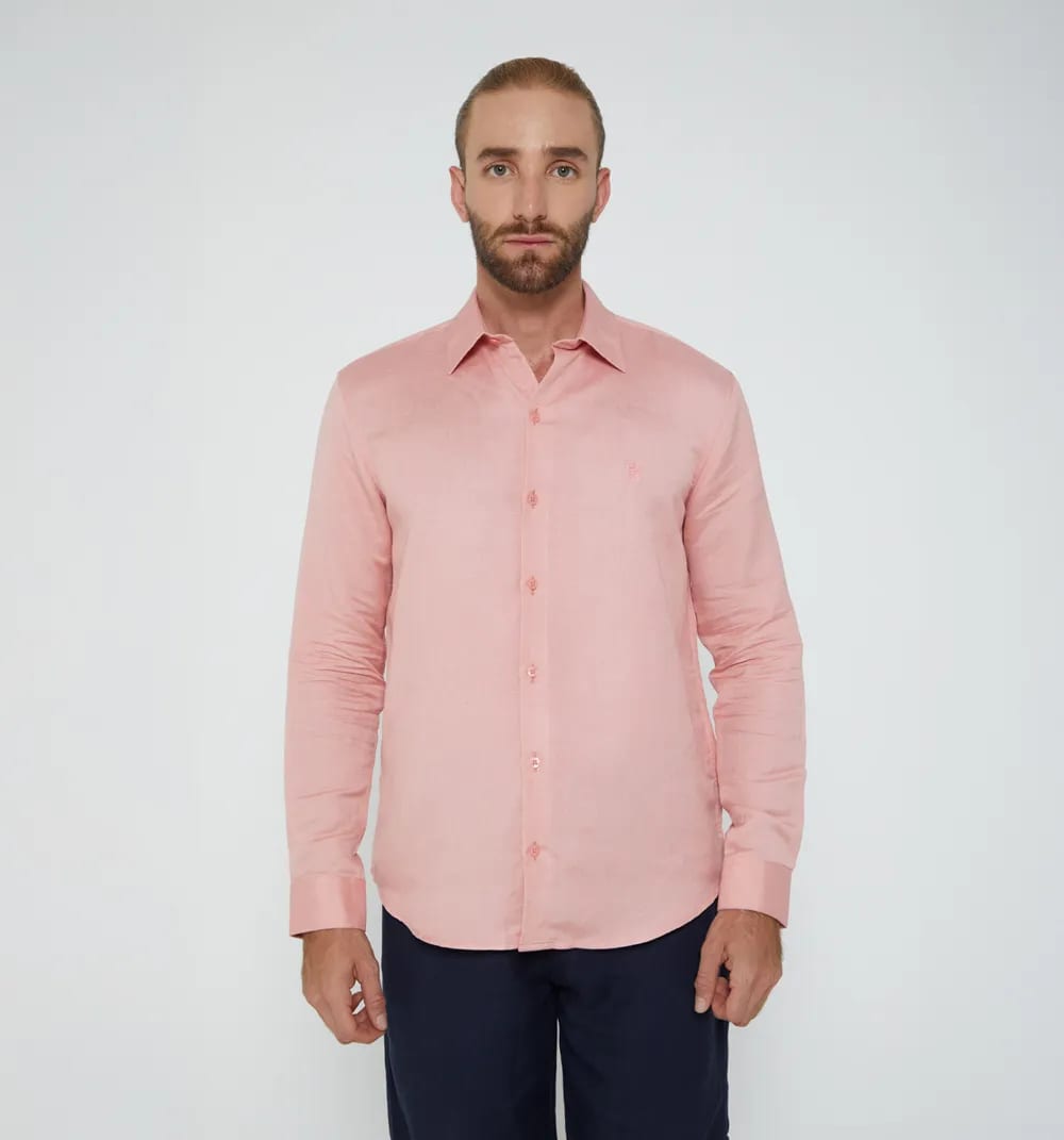 Camisa para hombre de lino - imagen 47