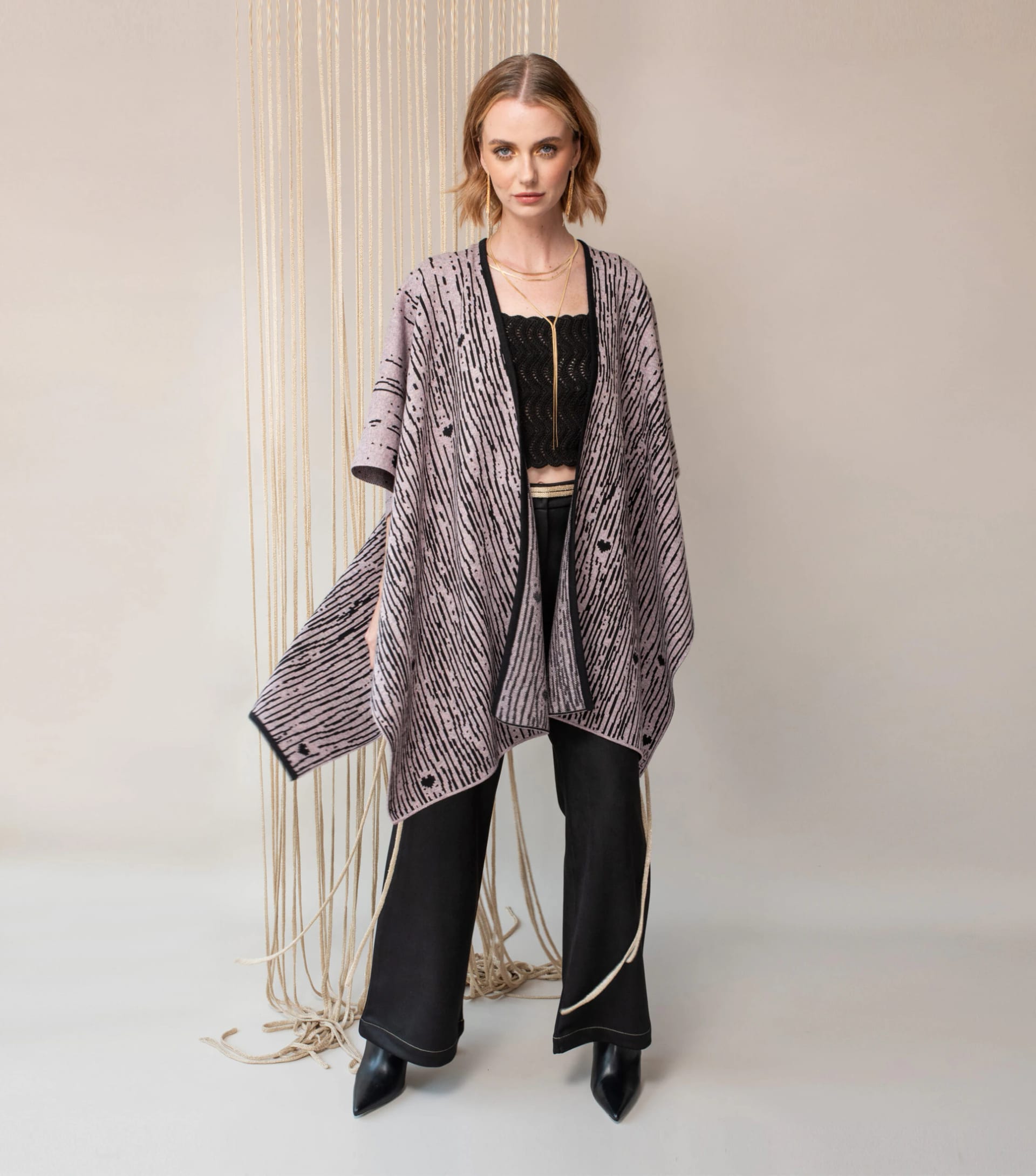 Poncho Galaxia Malva - imagen 3