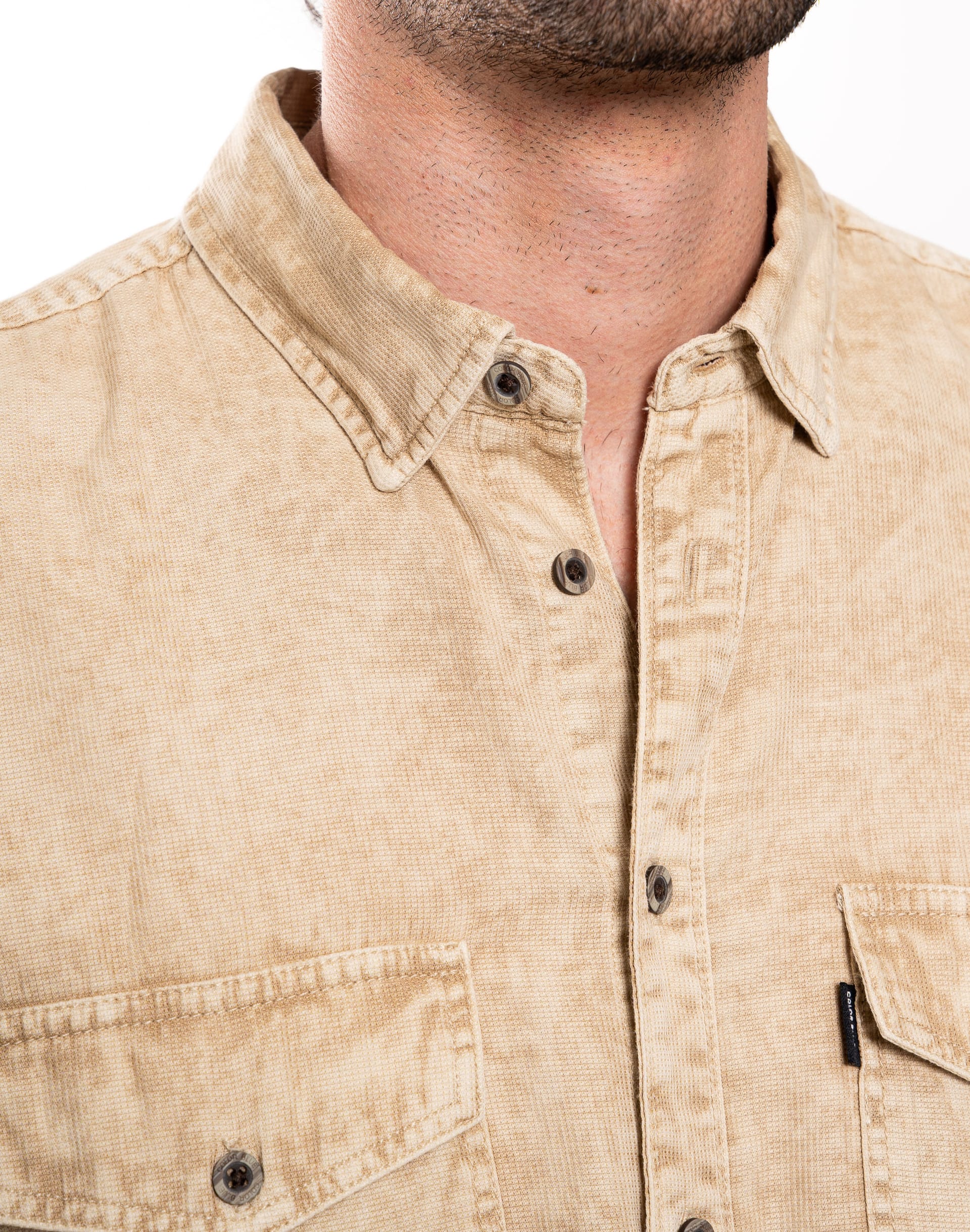 Camisa Manga Larga Con Efecto Bolsillos Delanteros - imagen 4