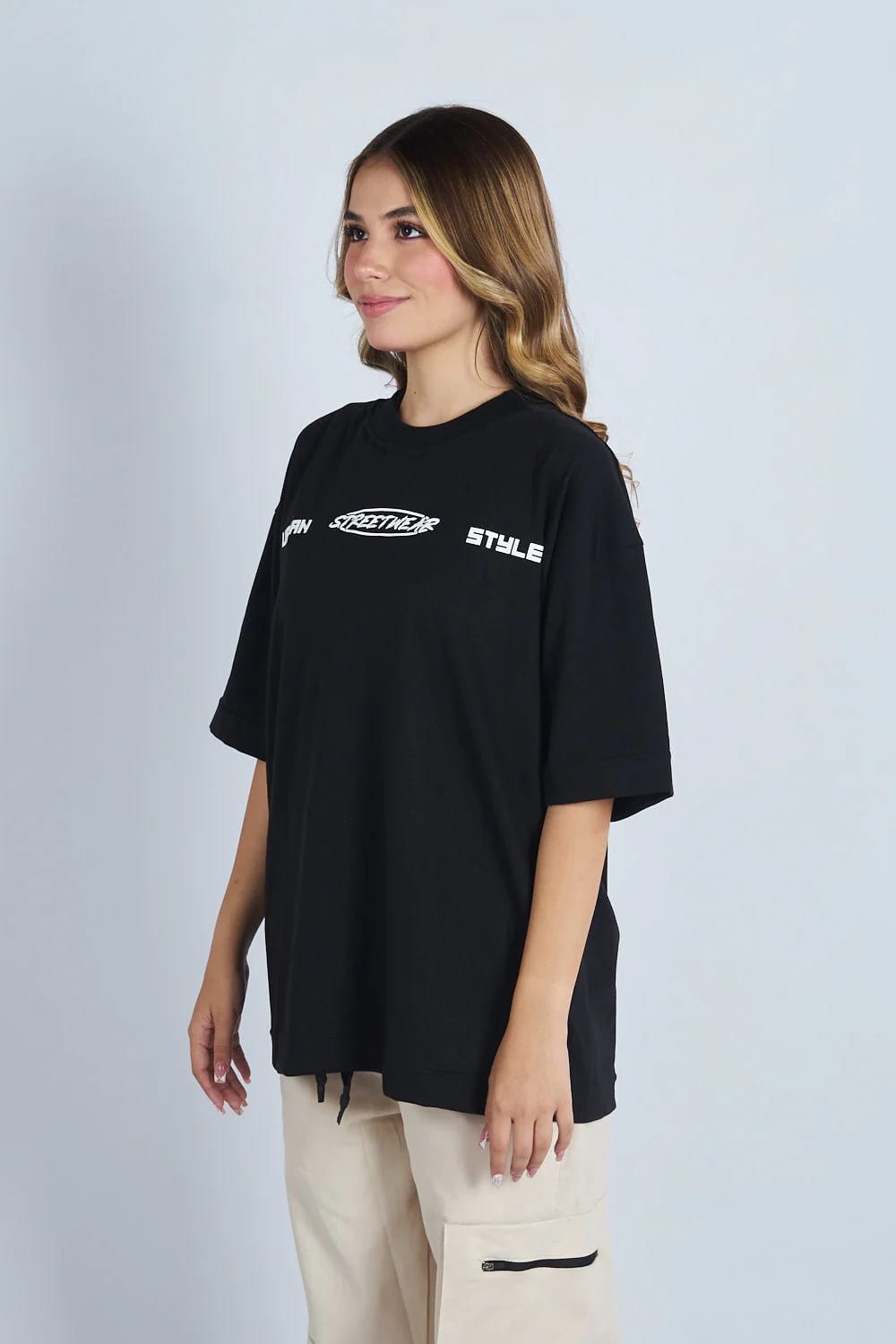 Camiseta oversize estampado Together Negro | DROP 03 | - imagen 8