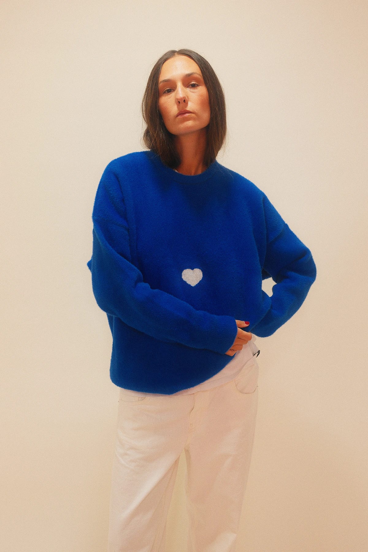 Heart Sweater Cobalt - imagen 5