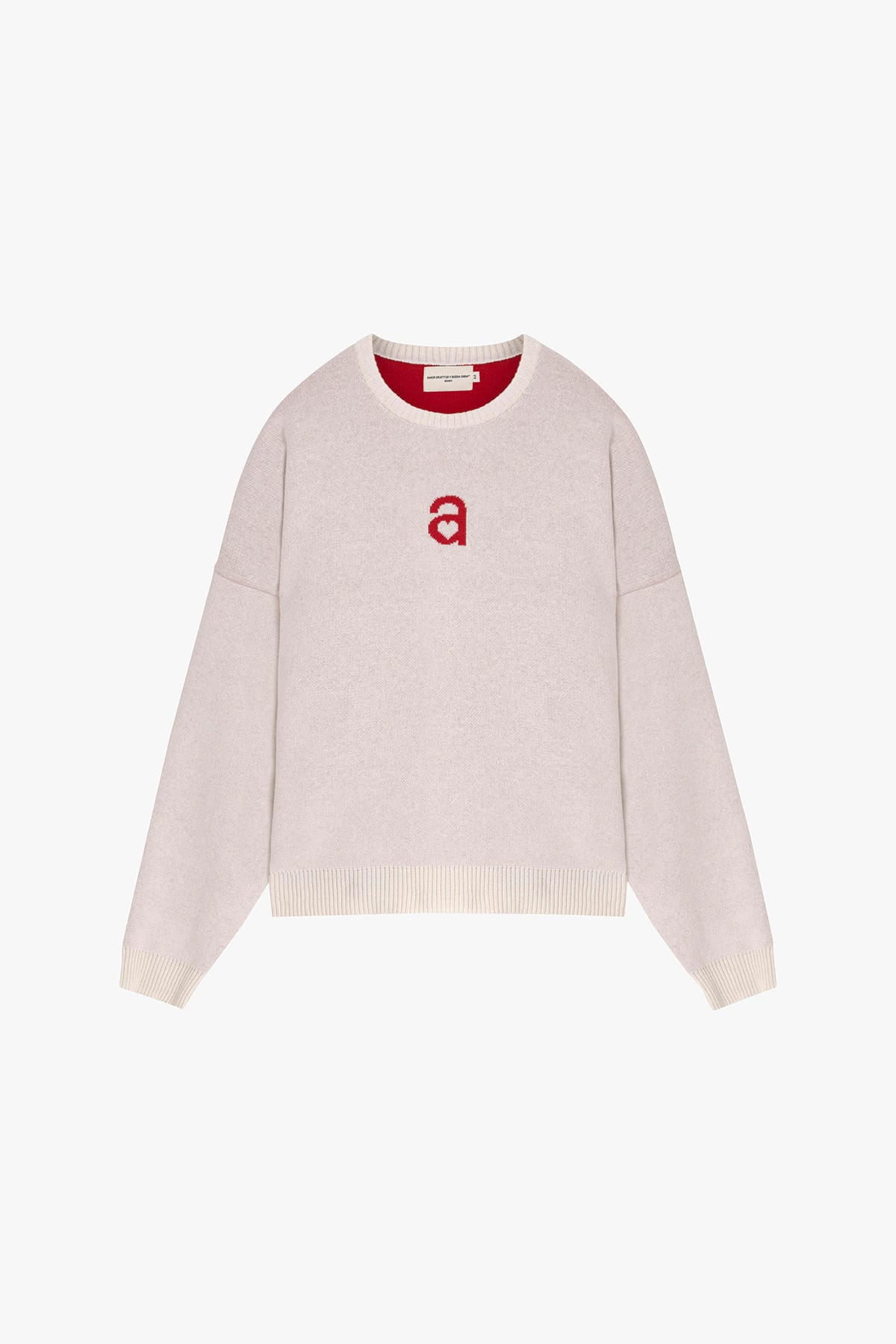 MONOGRAM SWEATER IVORY - imagen 1