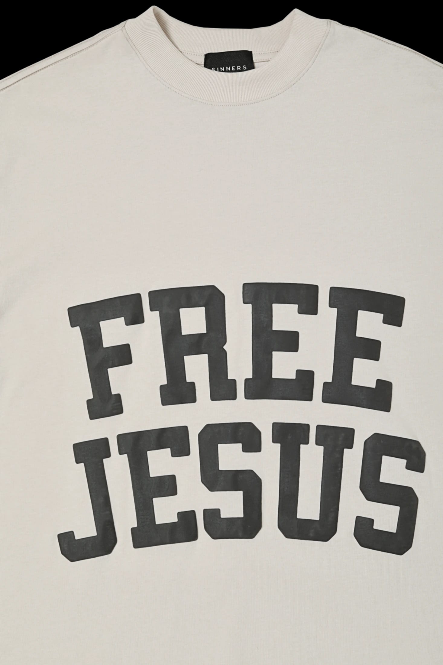 FREE JESUS OLIVE T-SHIRT - imagen 4