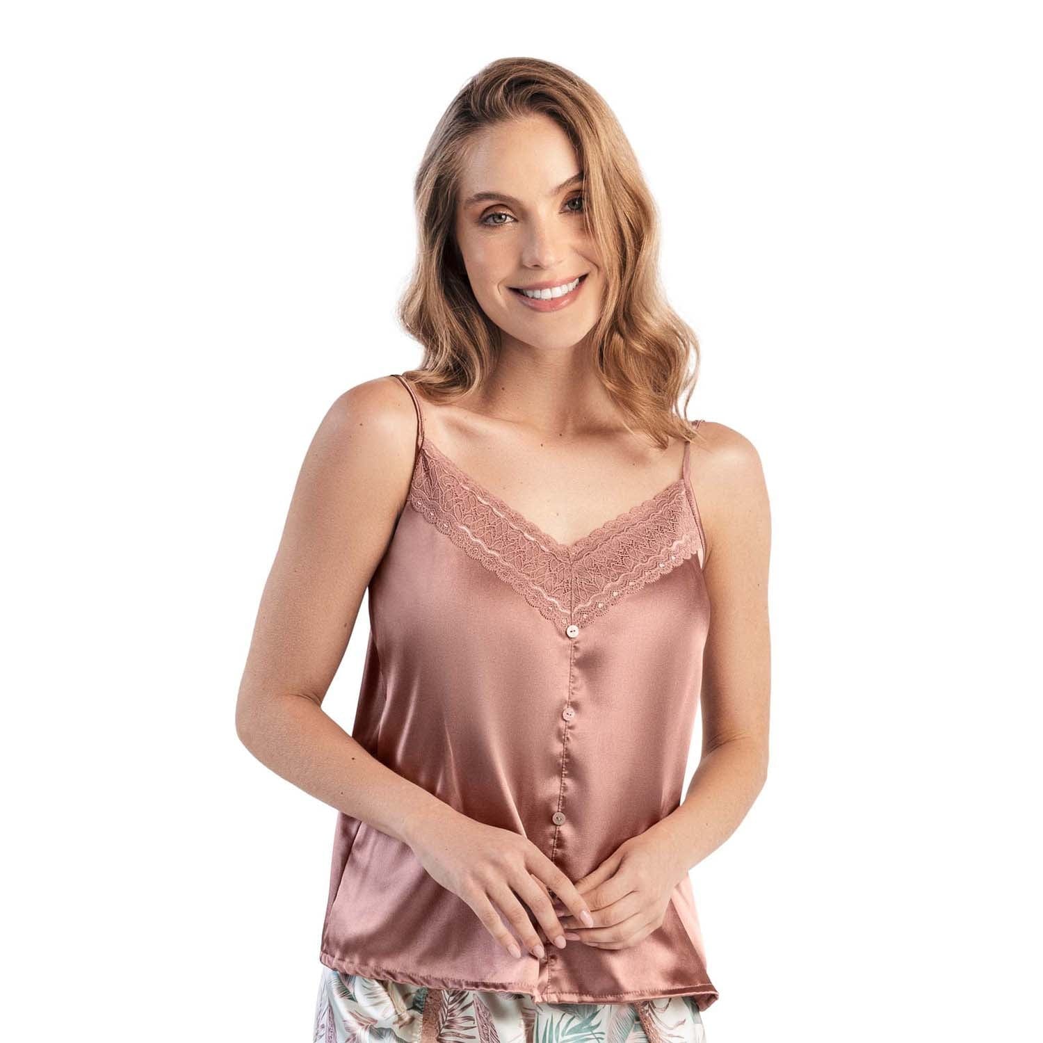 CAMISA DE PIJAMA CON TIRAS GRADUABLES - imagen 2