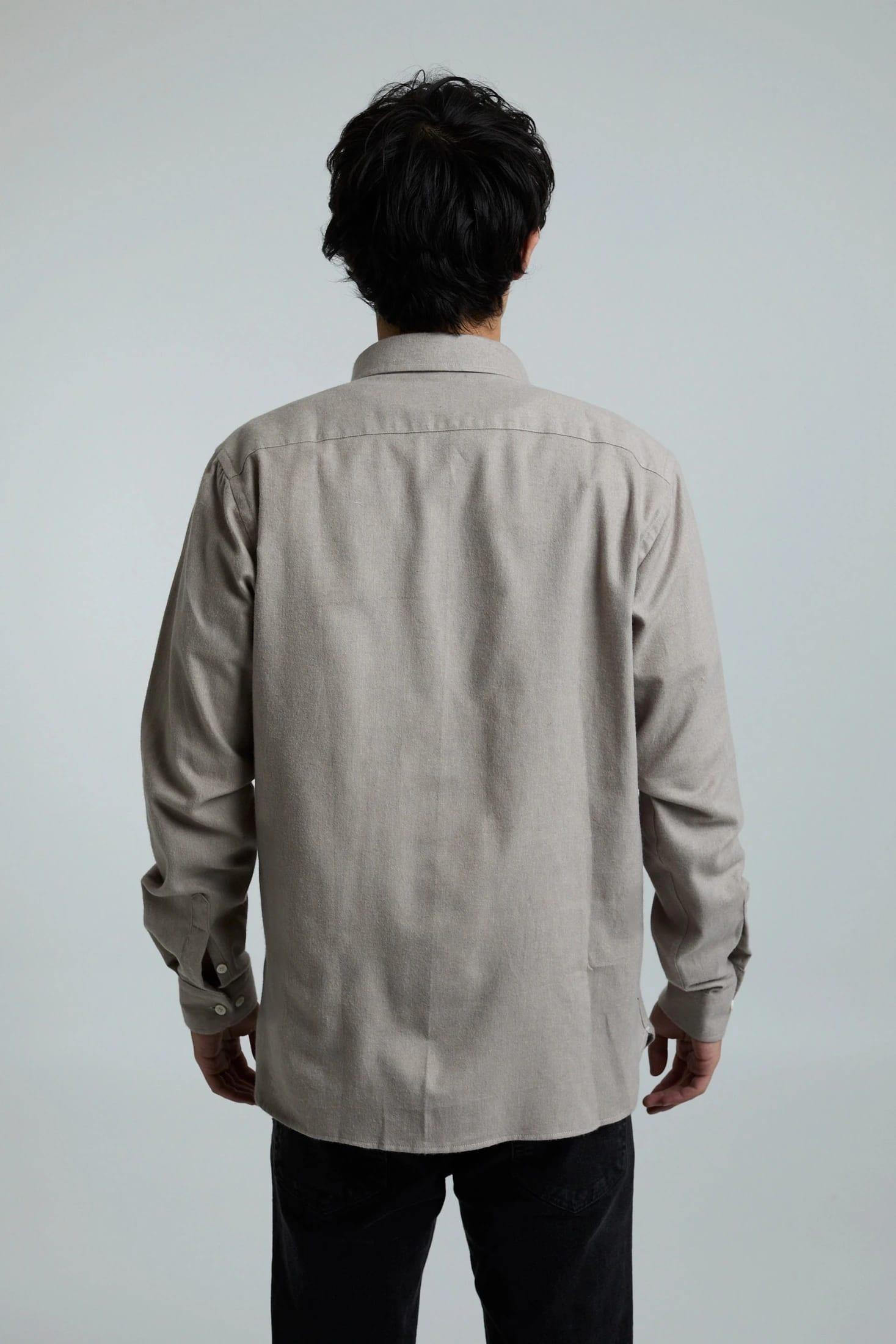 Camisa twill beige - imagen 2