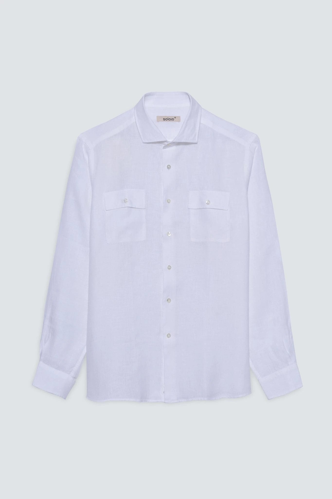 Men's guayabera linen pockets shirt - imagen 7