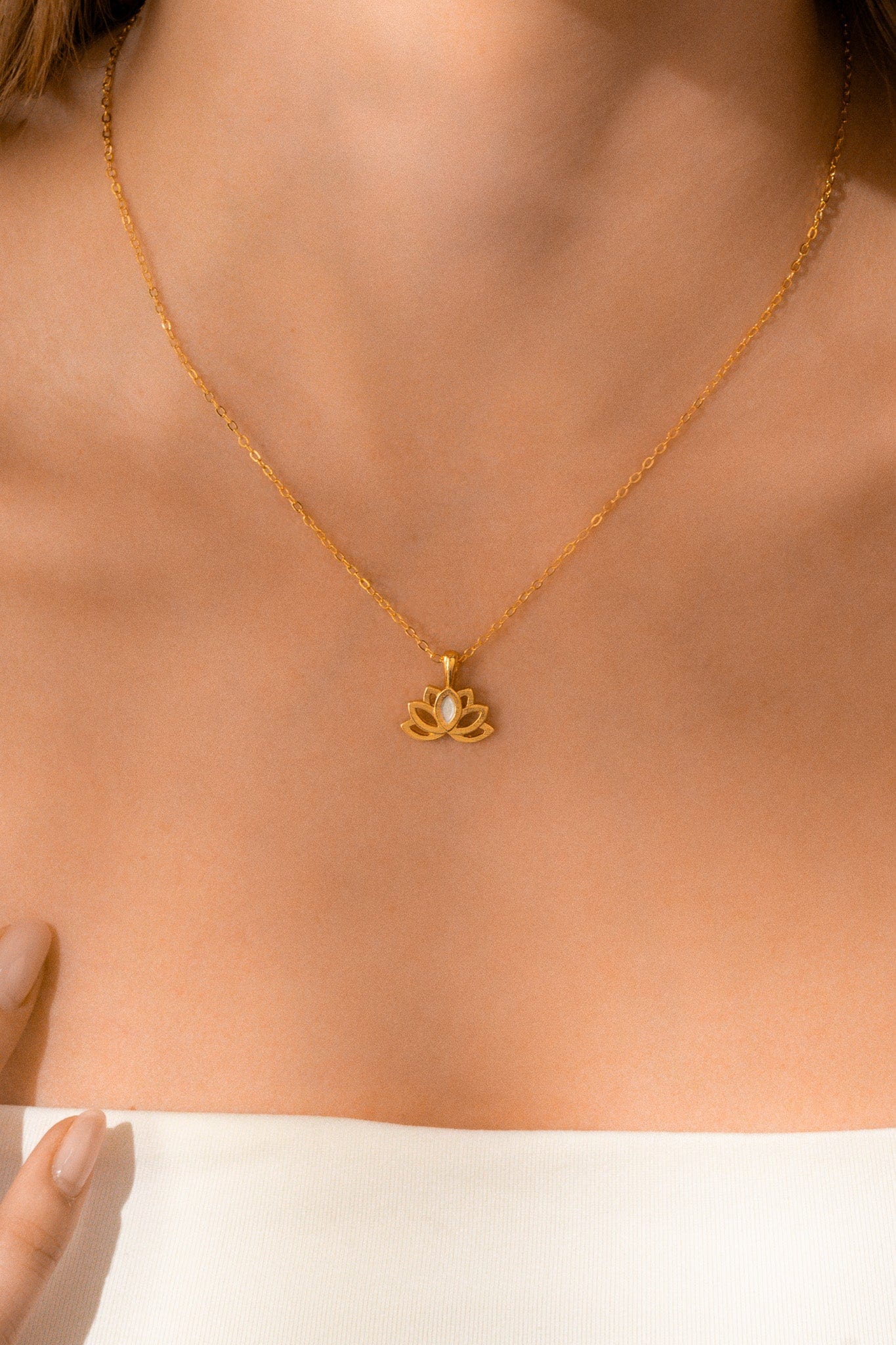Collar Flor Lotto + Aretes - imagen 2