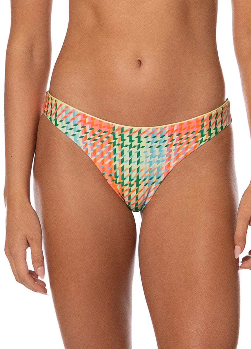 Maaji Dreamy Grid Iconic Low Rise Thin Side Bikini Bottom - imagen 2