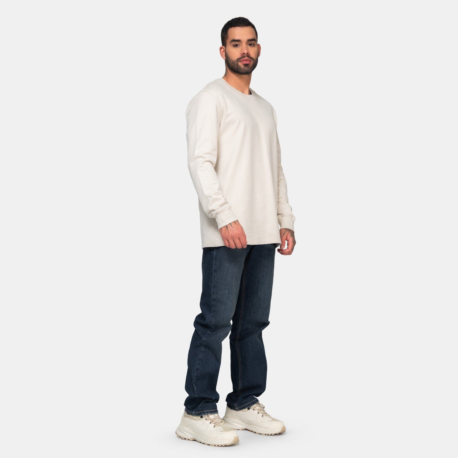 Long Sleeve Essential Beige - imagen 2