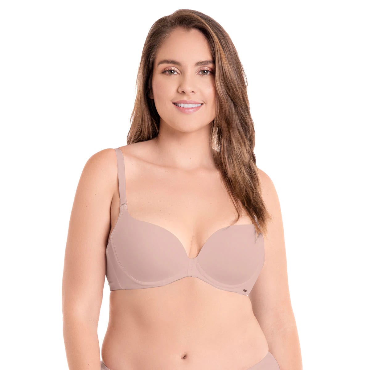 BRASIER REALCE NATURAL CON ESPALDA DOBLE TELA - imagen 1