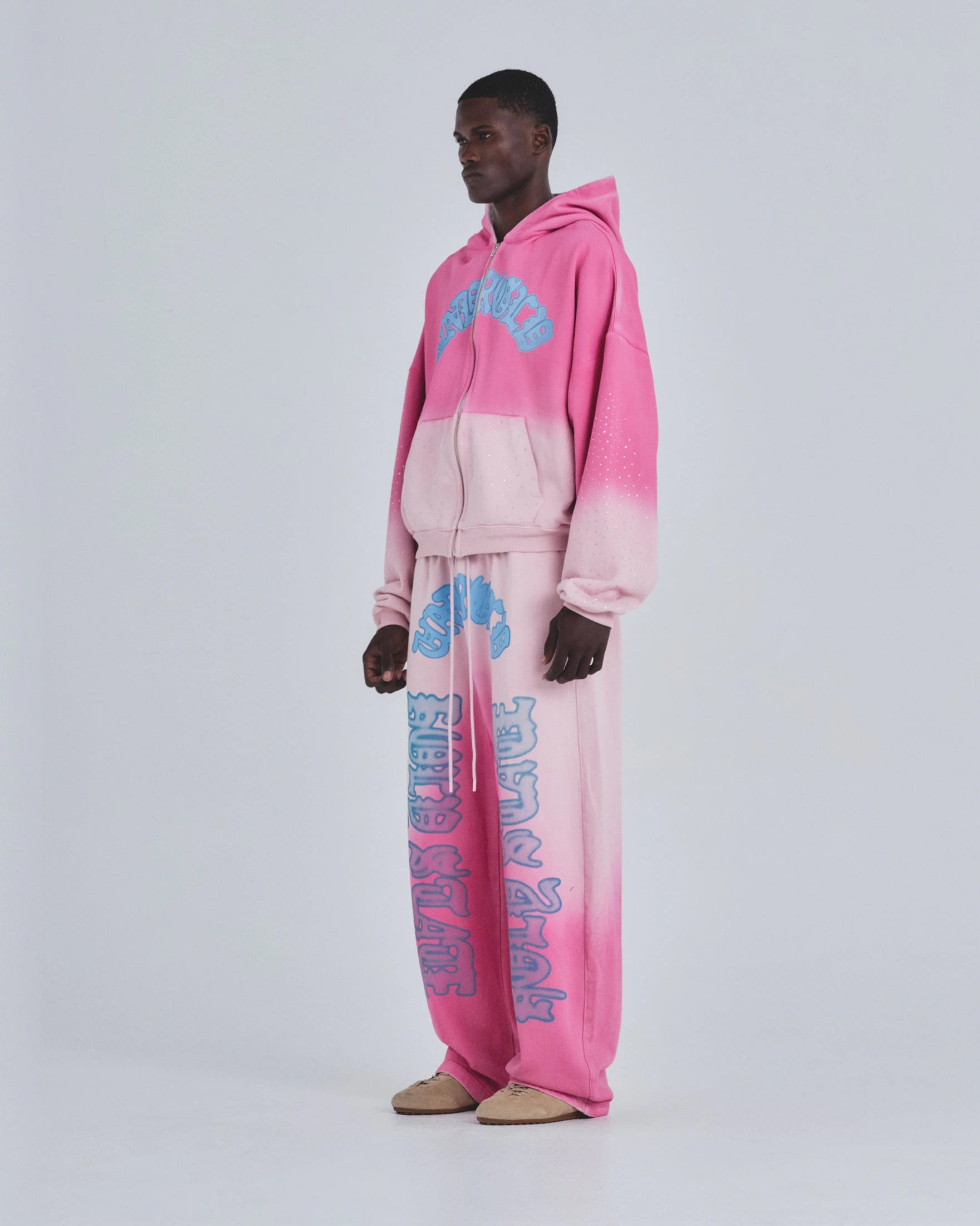 Holy State UNDRGLD Barrel Sweatpant Faded Pink - imagen 5