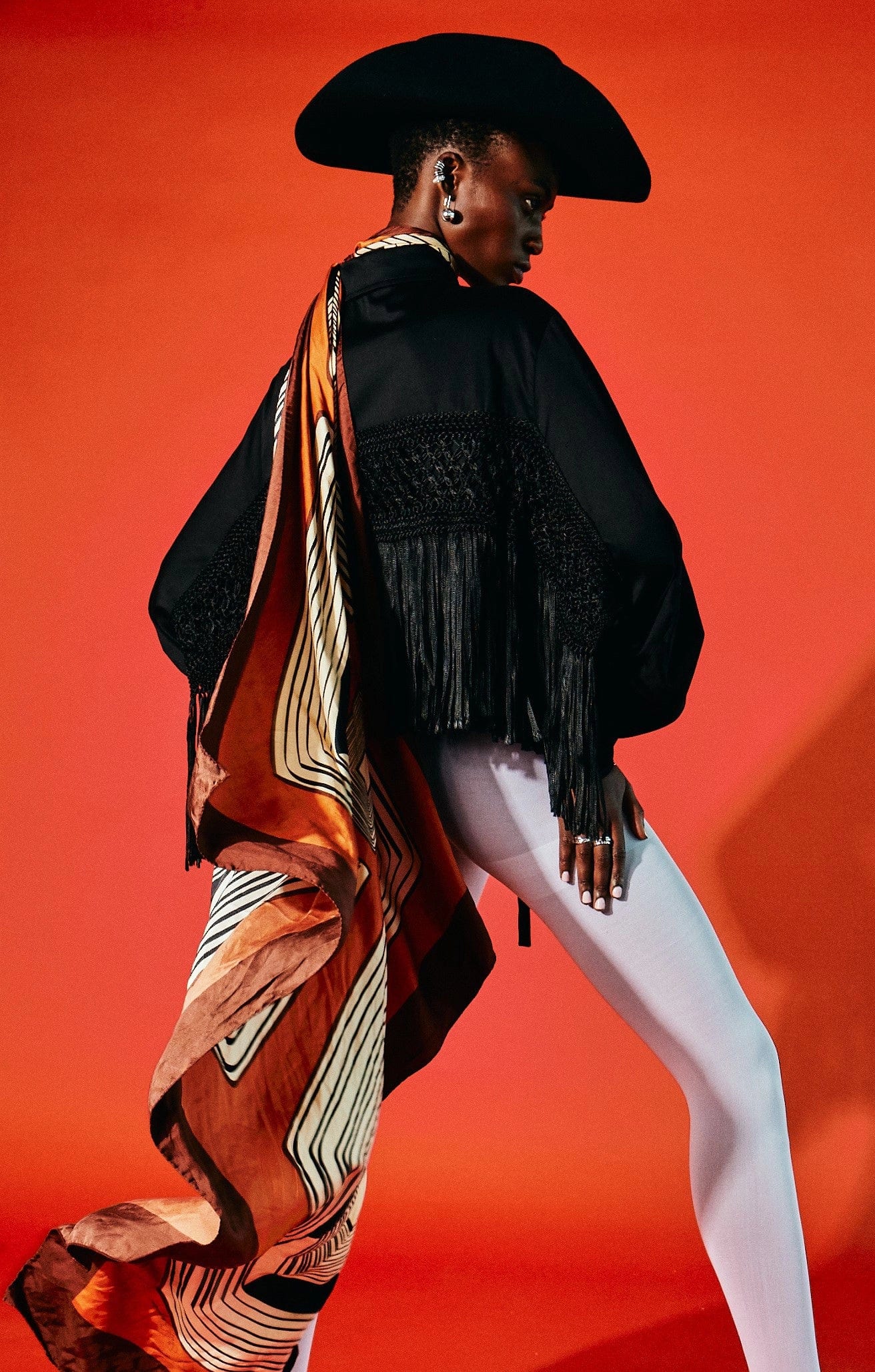 CHAQUETA SAHARIANA CON MACRAME - imagen 5