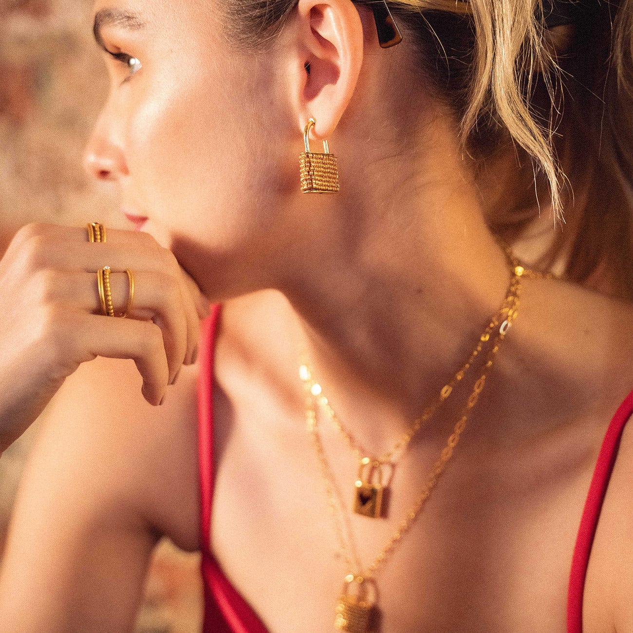 ARETES CANDADITOS - imagen 3