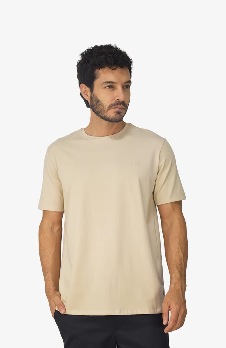 Camiseta básica Caqui para Hombre - imagen 1