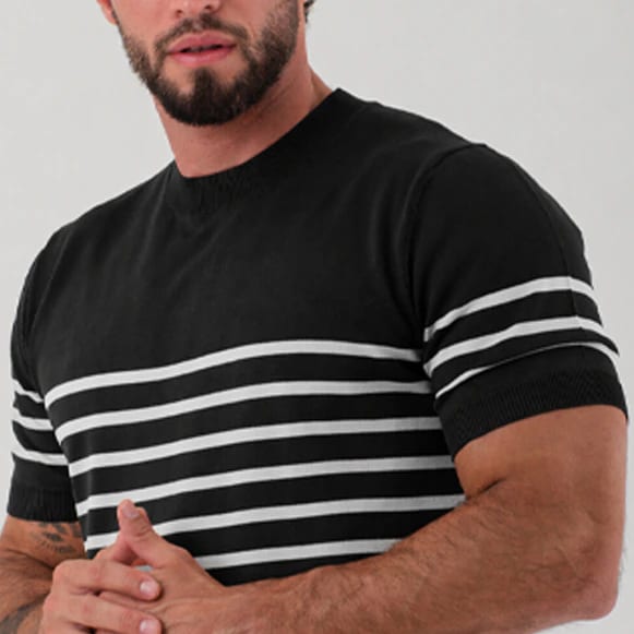 T-SHIRT MODA TEJIDO HOMBRE - imagen 3