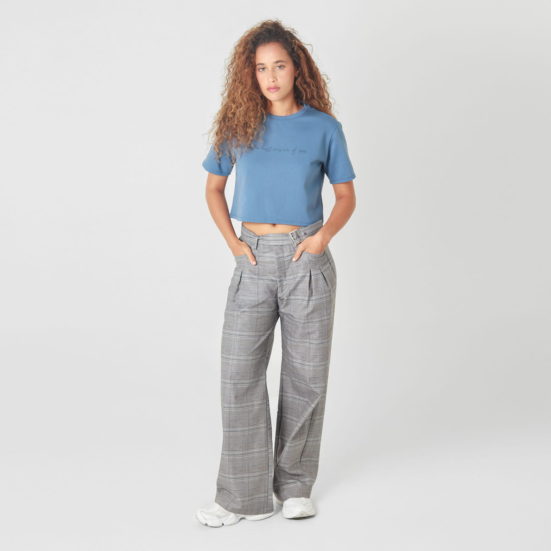 Pantalon Tiro Alto Bota Recta - imagen 1