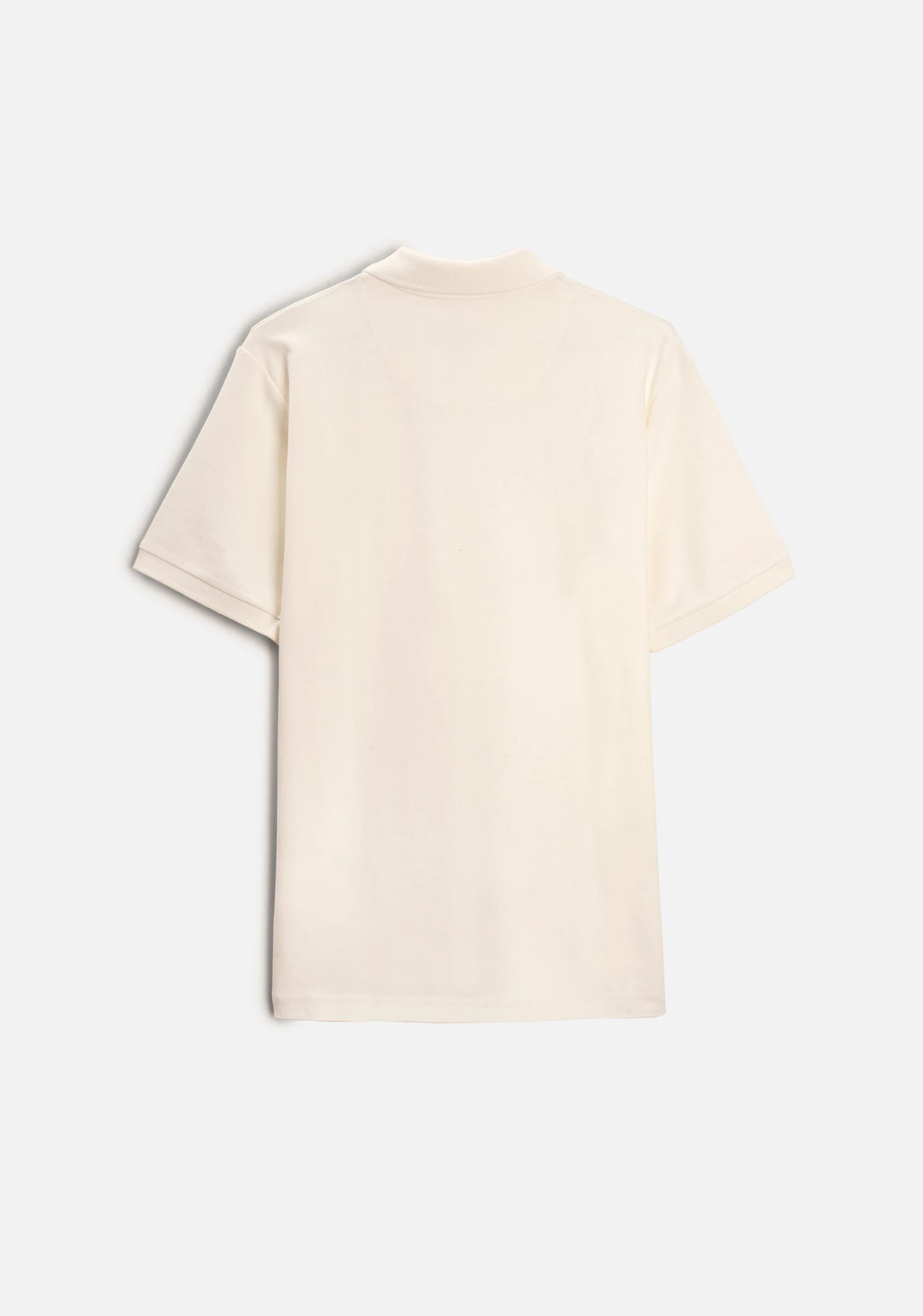 Camiseta Polo H Unicolor L-Fuc Marfil. - imagen 4
