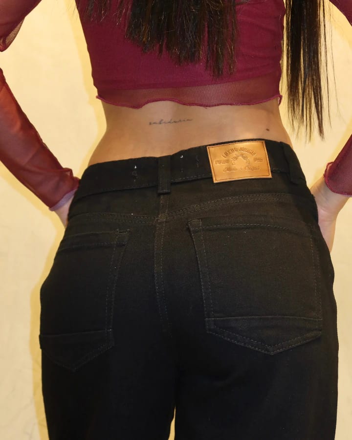 JEAN STRAIGHT BASIC NEGRO - imagen 2