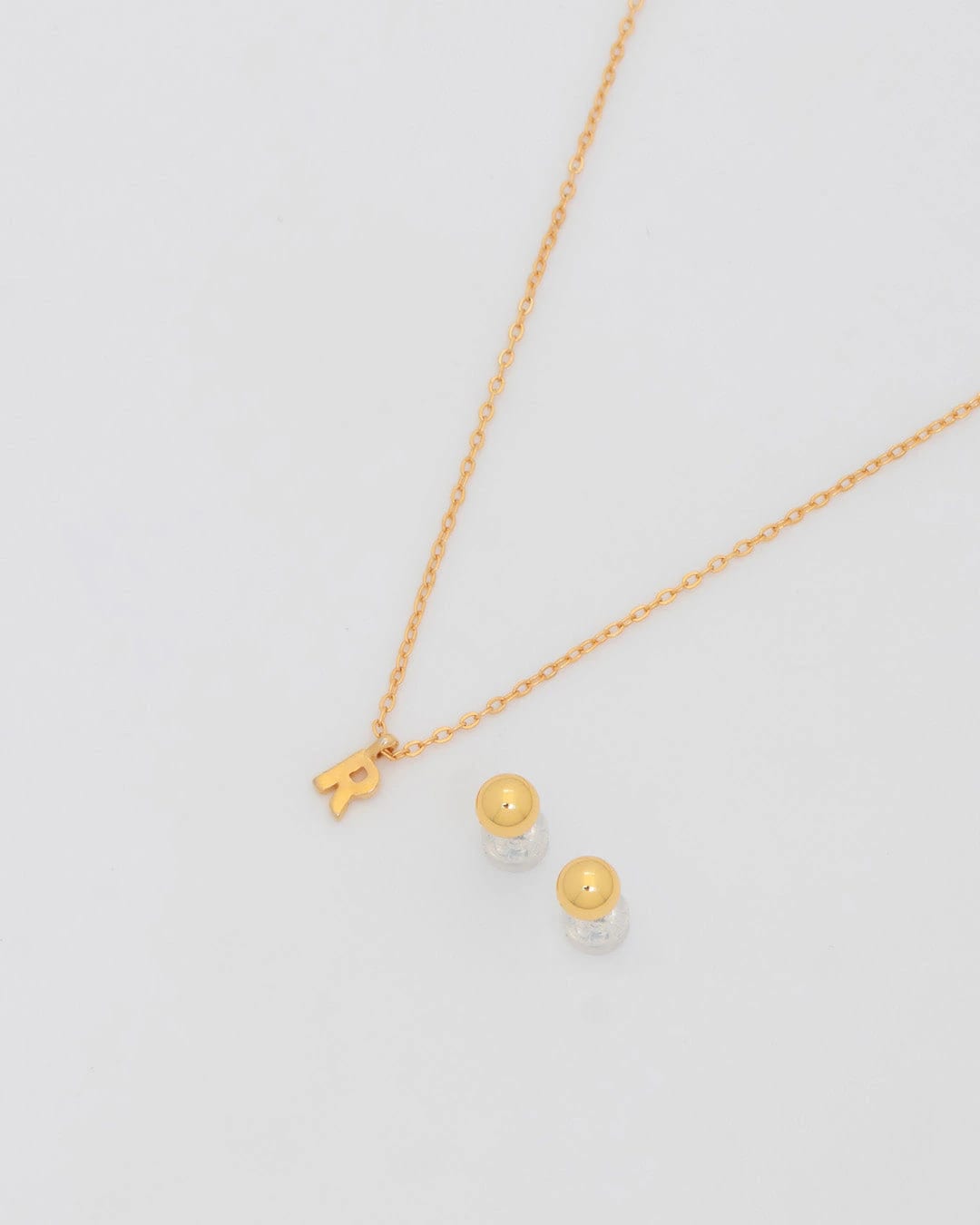 Collar Letra + Aretes - imagen 3