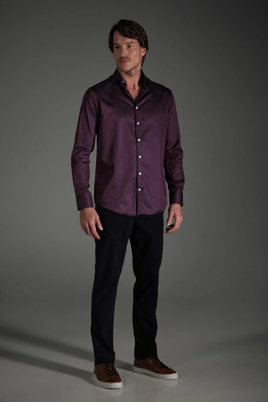 Pantalón Chino Slim Dril Azul Navy - imagen 4