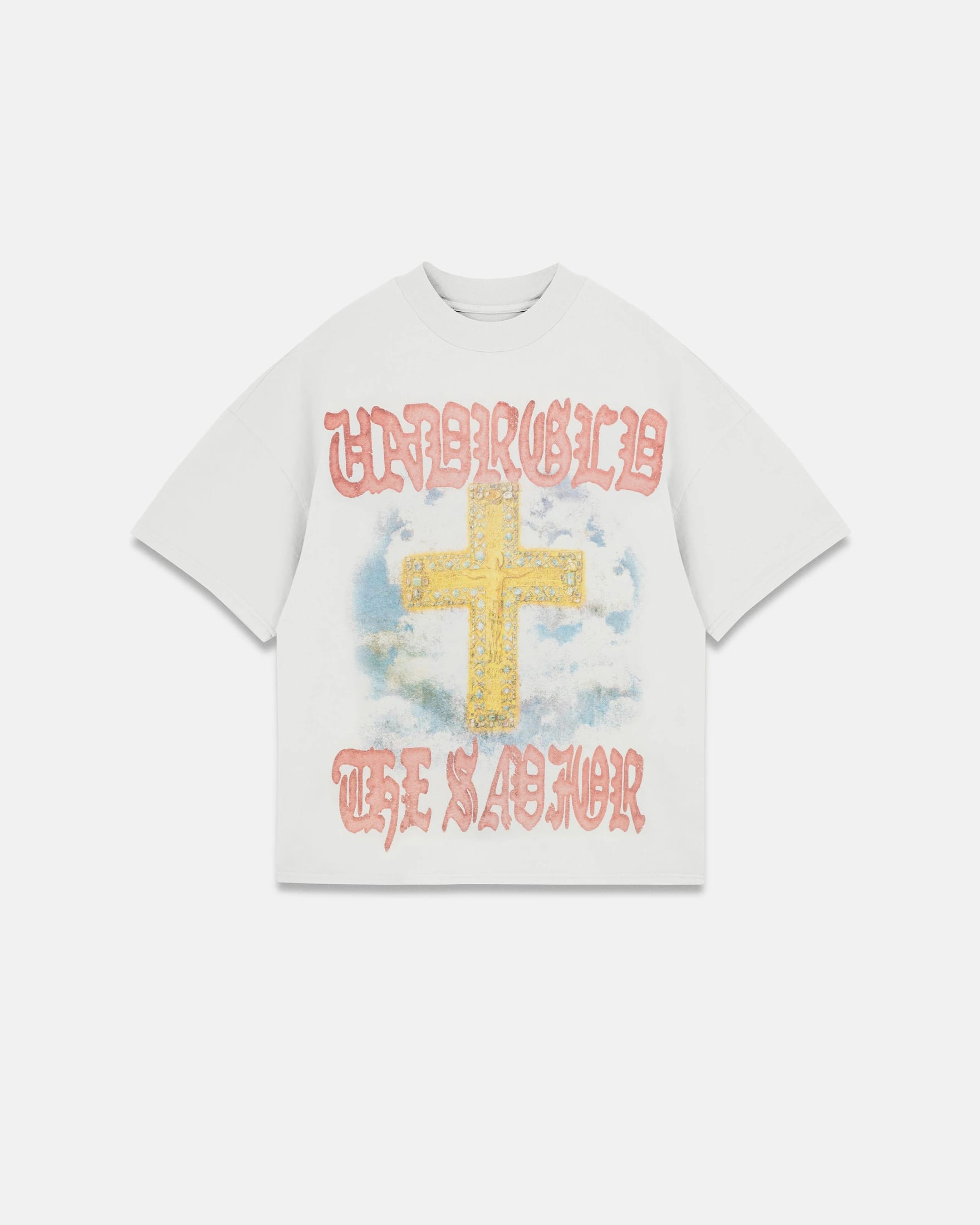 Holy State The Savior Boxy Fit Tshirt White - imagen 1