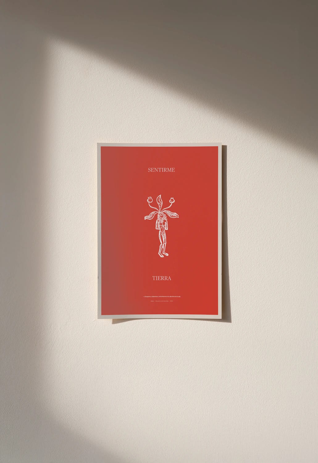 POSTER  30x40 -  SENTIRME TIERRA - imagen 1
