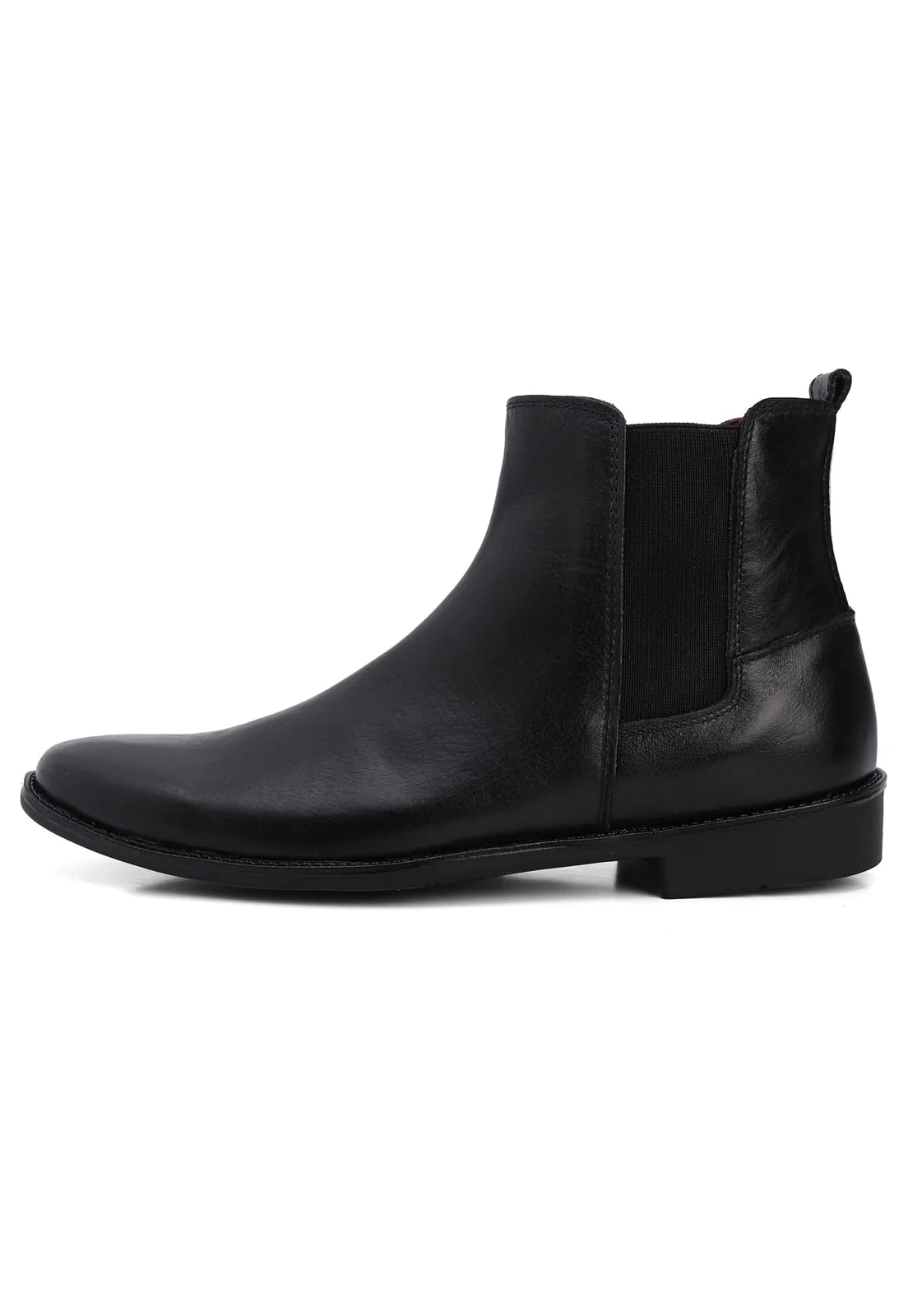 Botines chelsea negros en cuero - imagen 6
