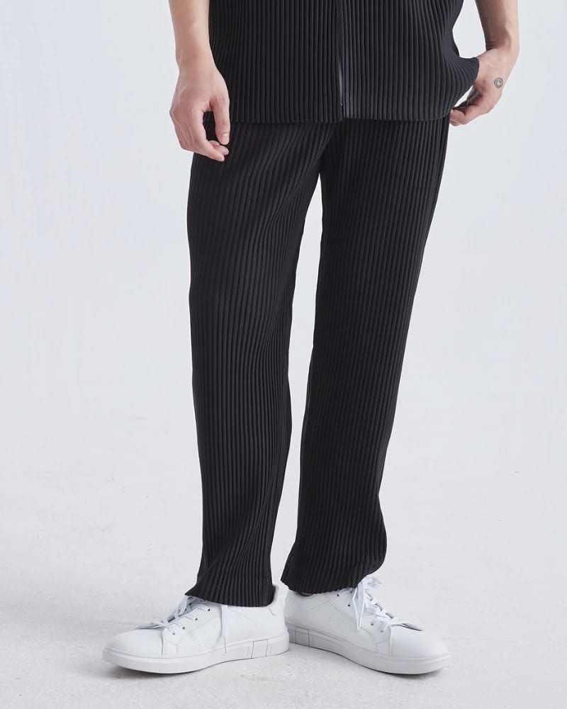 Ribbed Cotton Pantalon - imagen 1