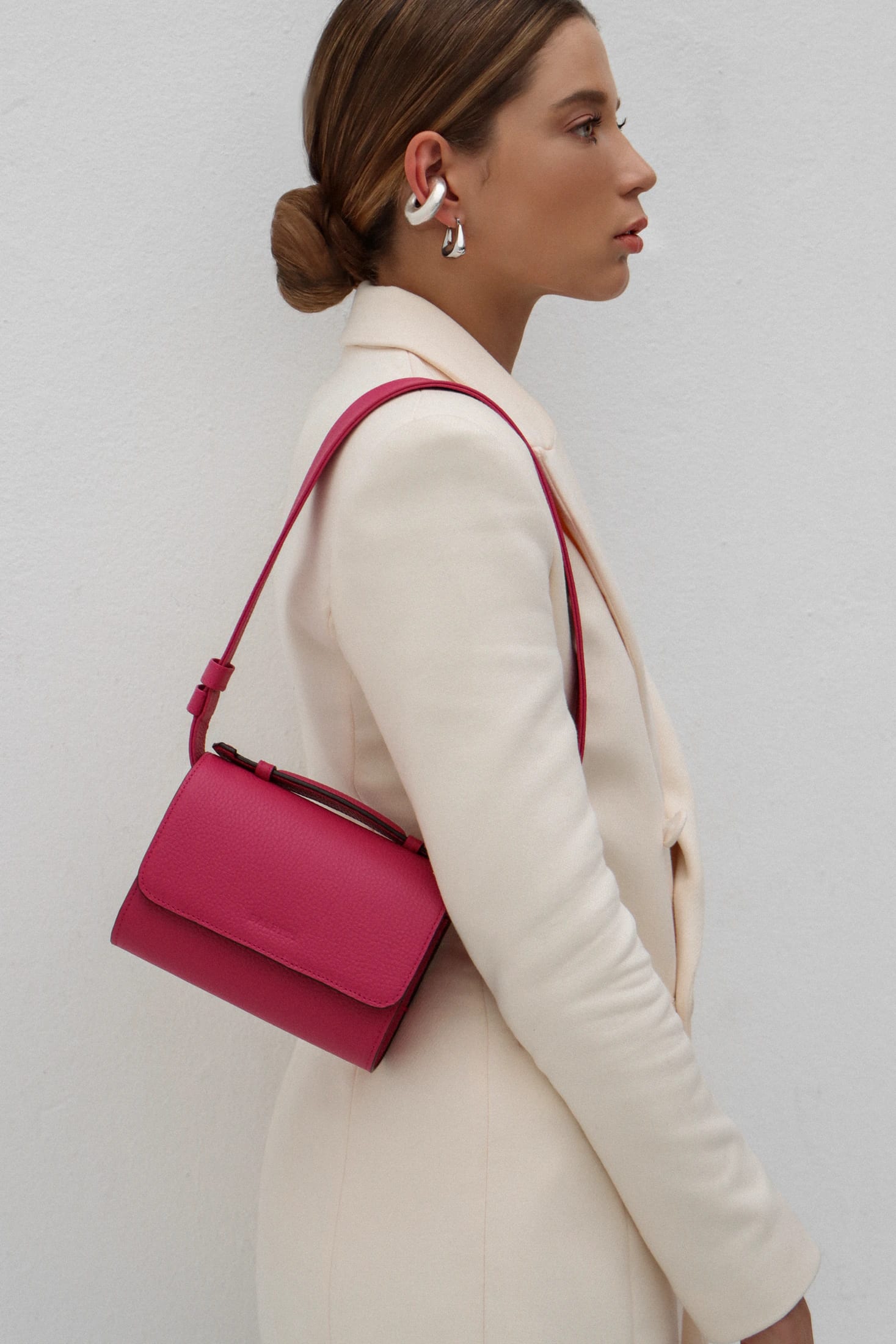 Canvas Belt bag - Pink (3 in 1 convertible) - imagen 1