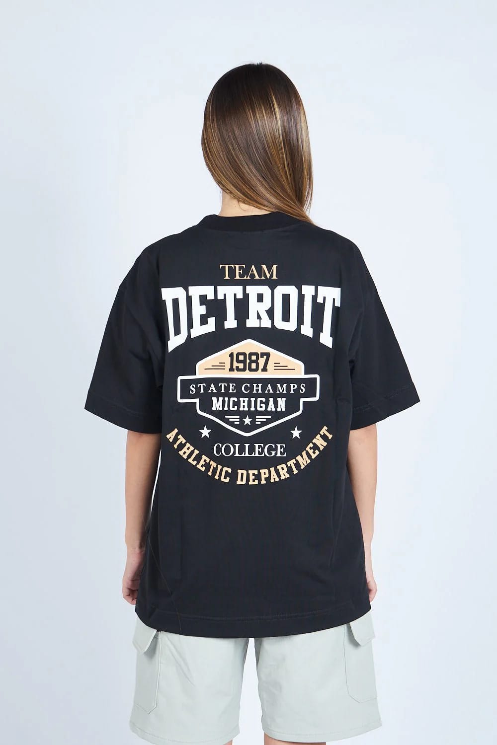 Camiseta oversize DETROIT NEGRO | DROP 03 | - imagen 5