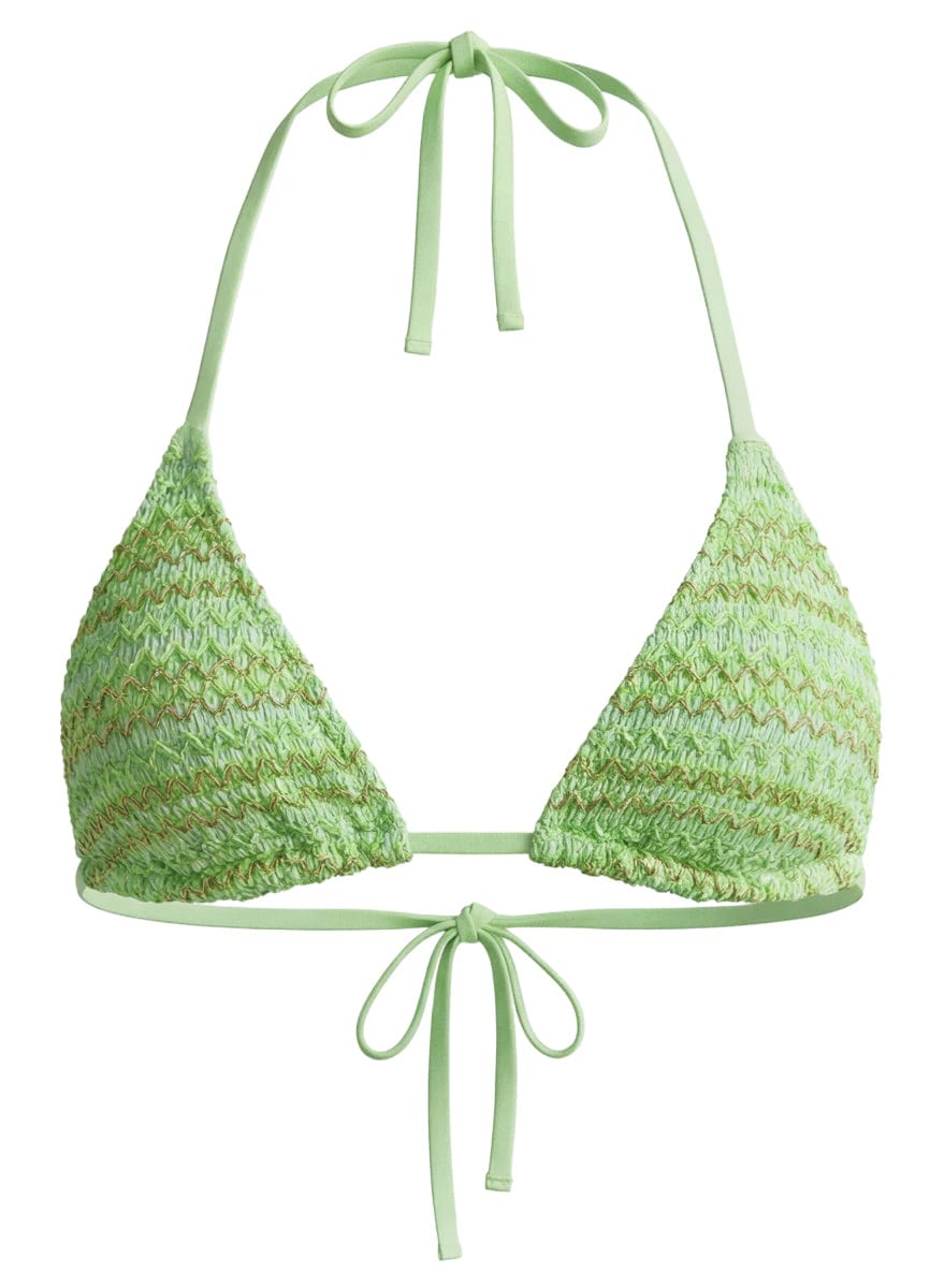 Maaji Green Symphony Balmy Sliding Triangle Bikini Top - imagen 6