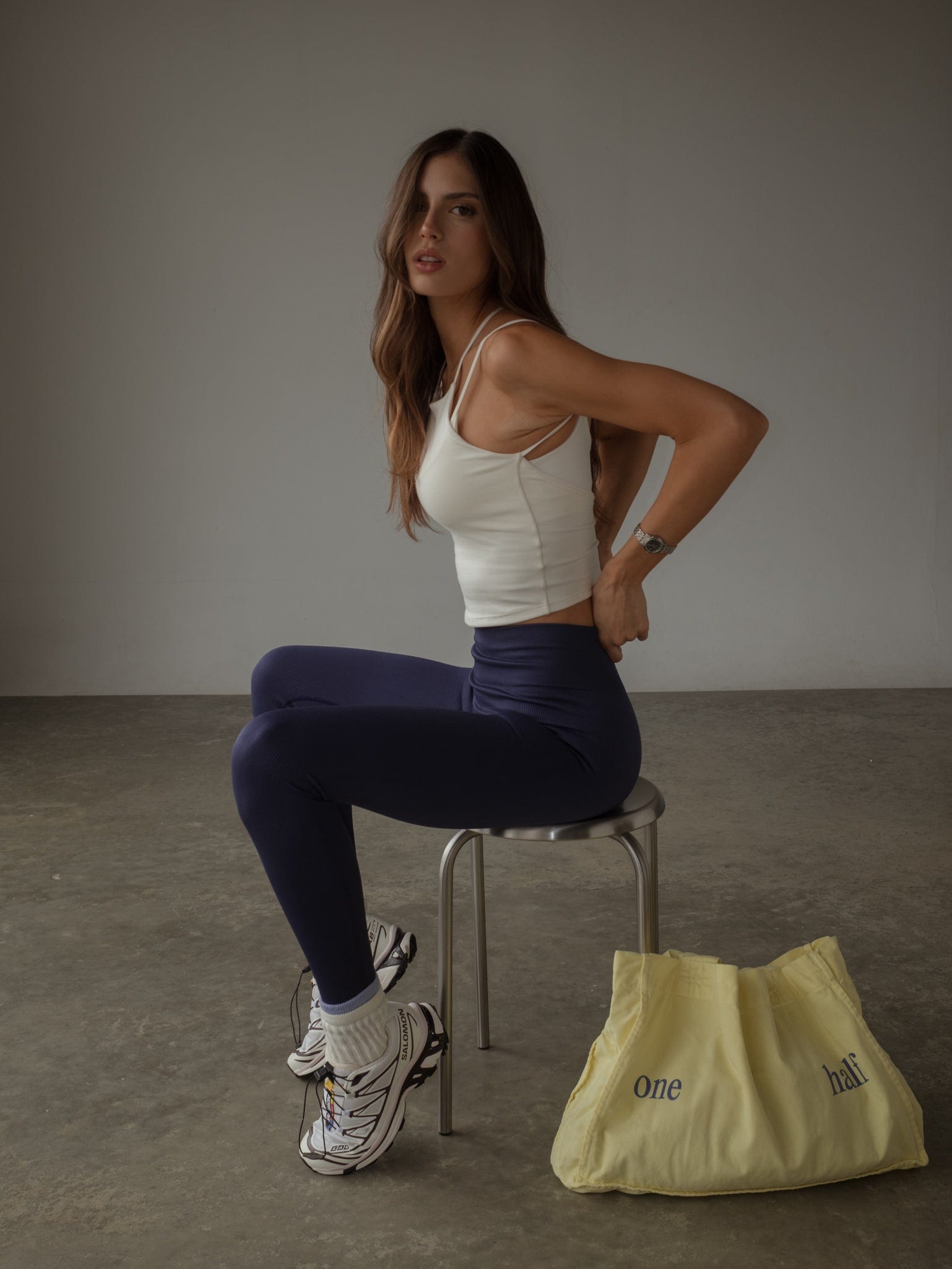 CROSS BACK MIDI TOP - SOFT WHITE - imagen 8