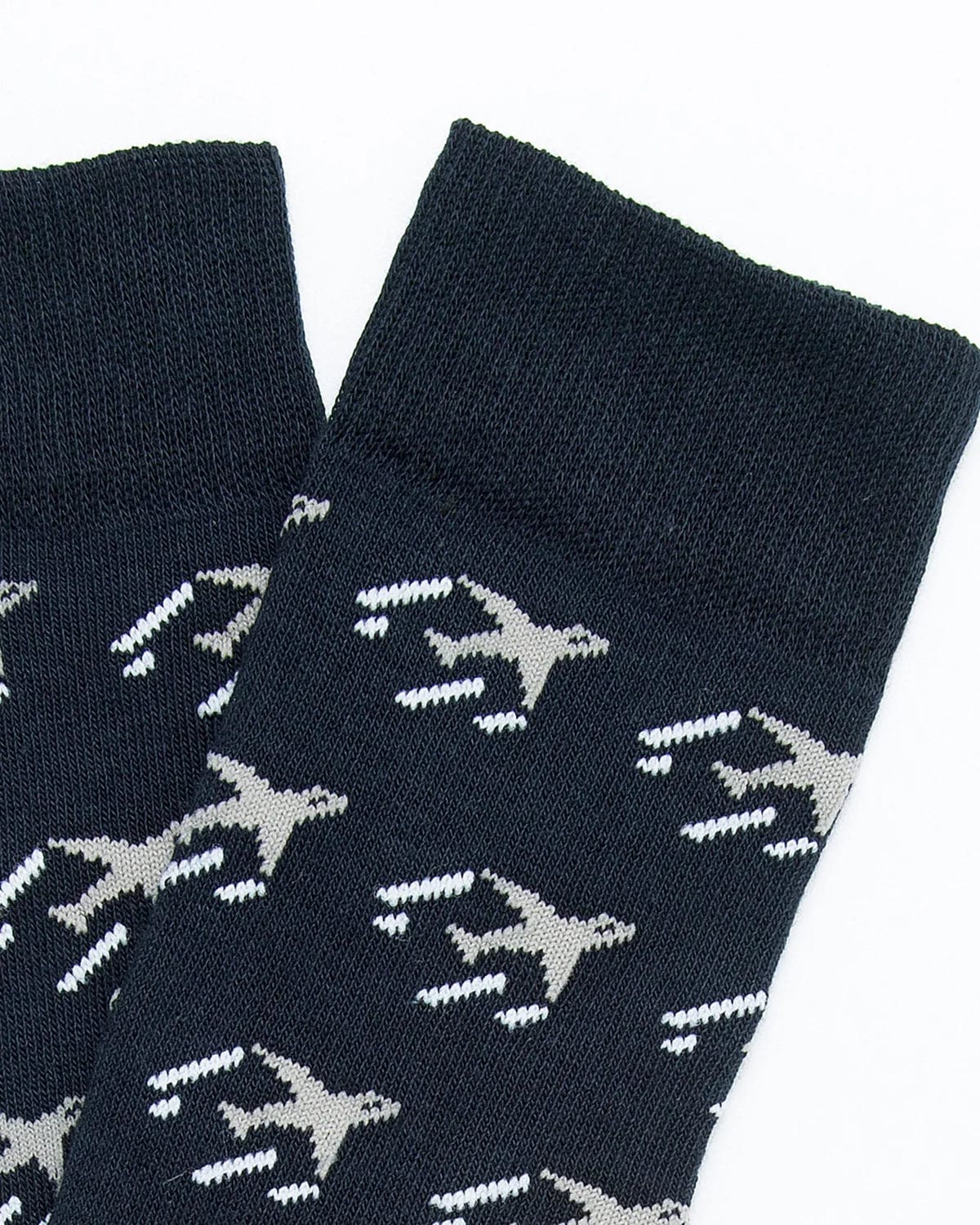 Medias Algodón Estampado Aviones - Fondo Azul - imagen 2