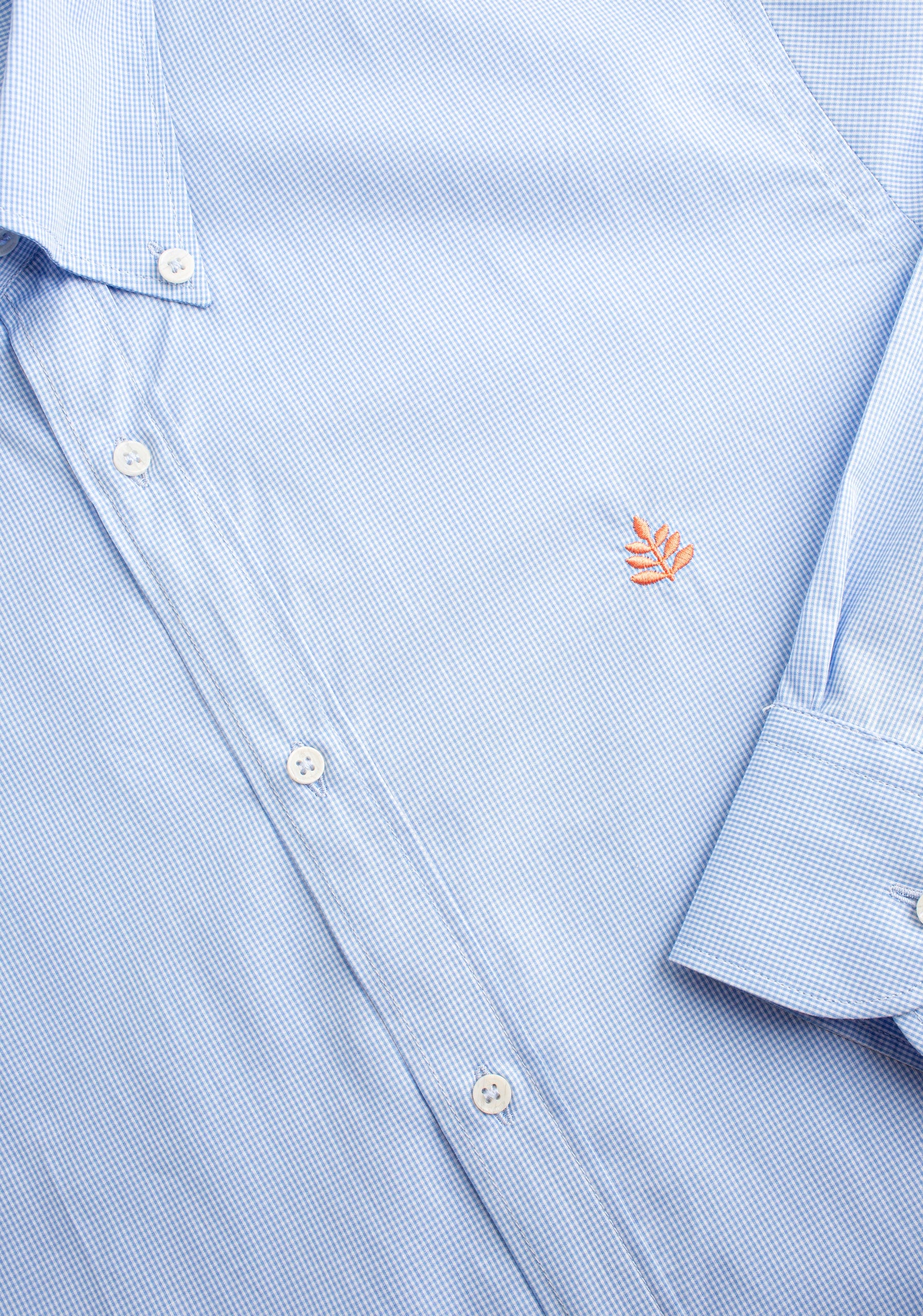 Camisa H CBD Cuadros L-Sal Azul Med - imagen 3
