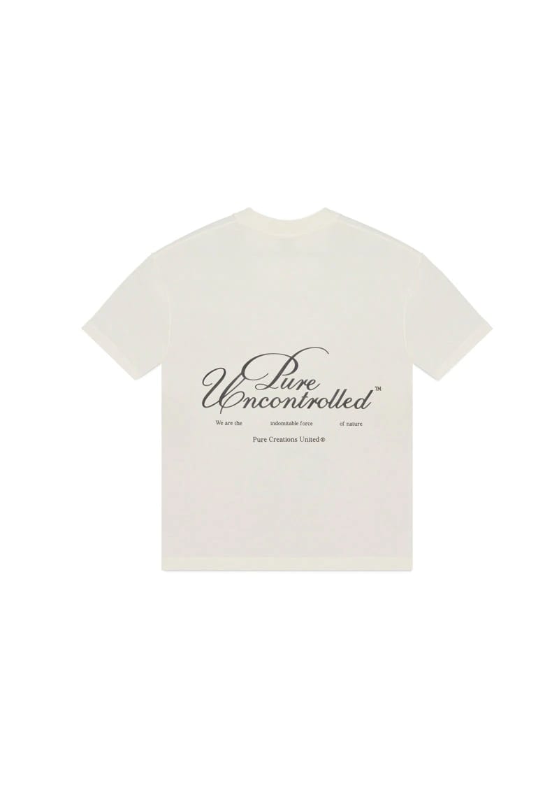 Uncontrolled cream t-shirt - imagen 1