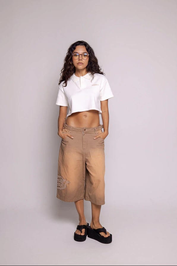 CropTop Polo Motion-Beige - imagen 13