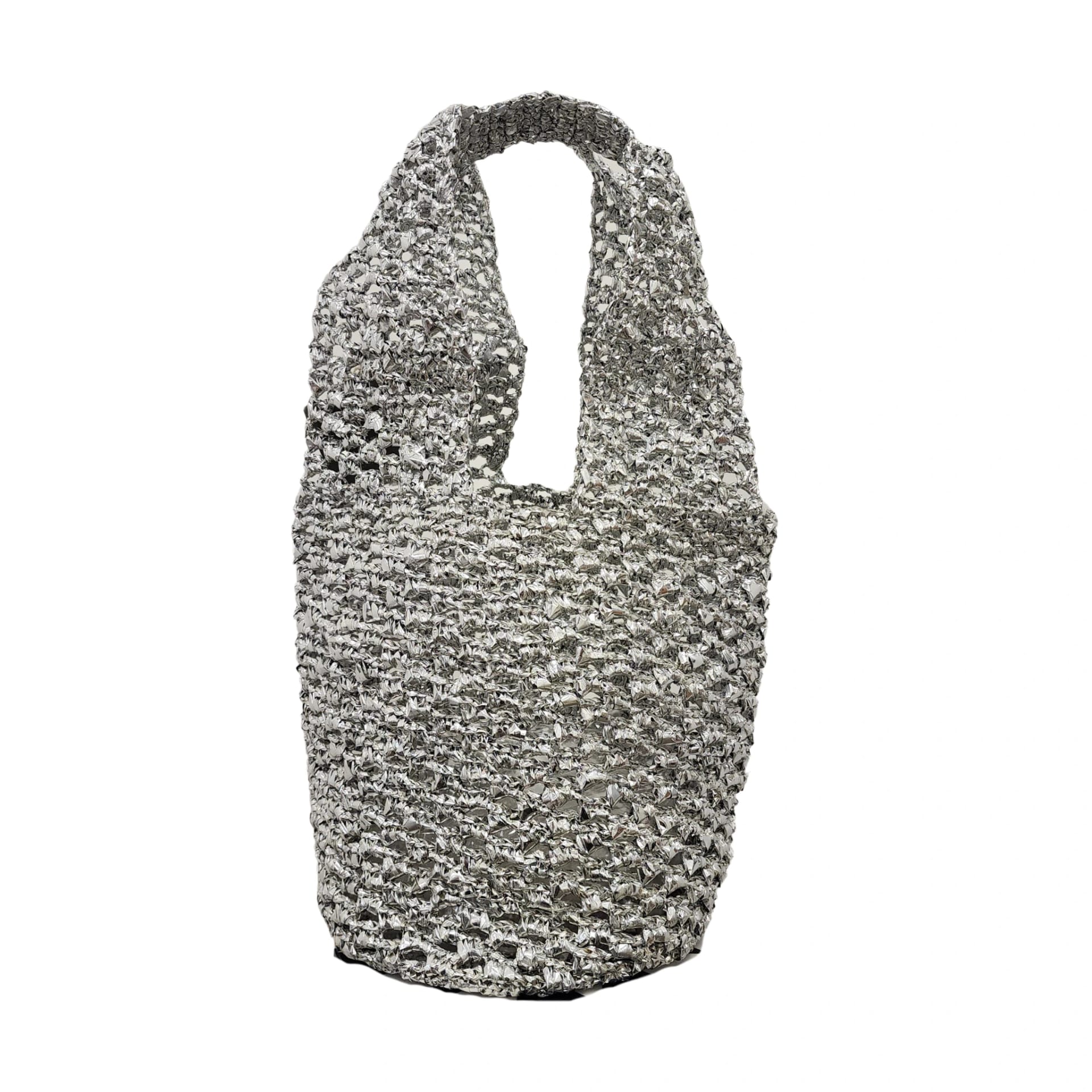 Silver Recycled Tote - imagen 1