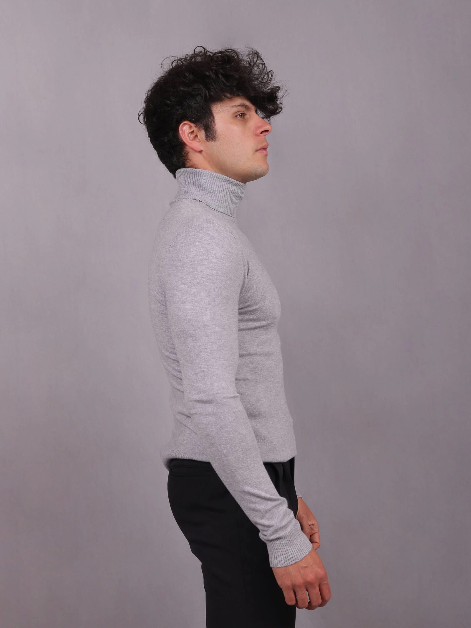 Cuello tortuga gris - imagen 3