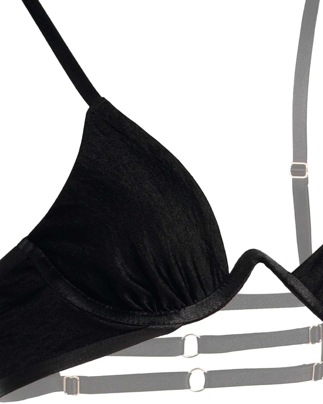 Brasier brillante - SO SEXY NEGRO Talla: XL - imagen 5