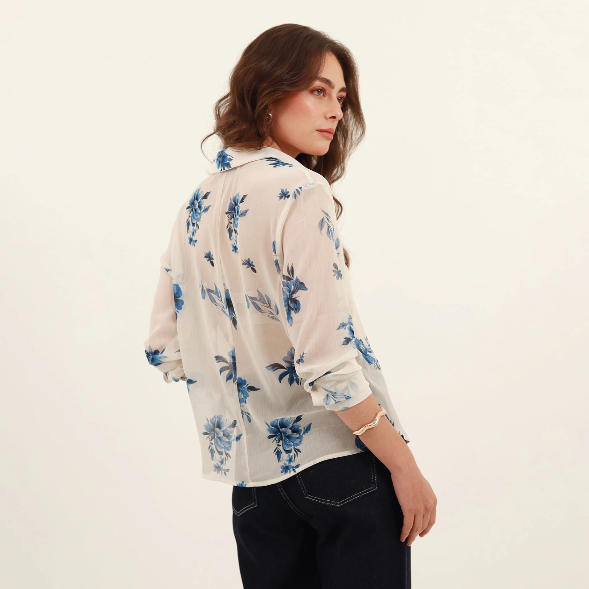 Camisa estampada manga larga - imagen 4