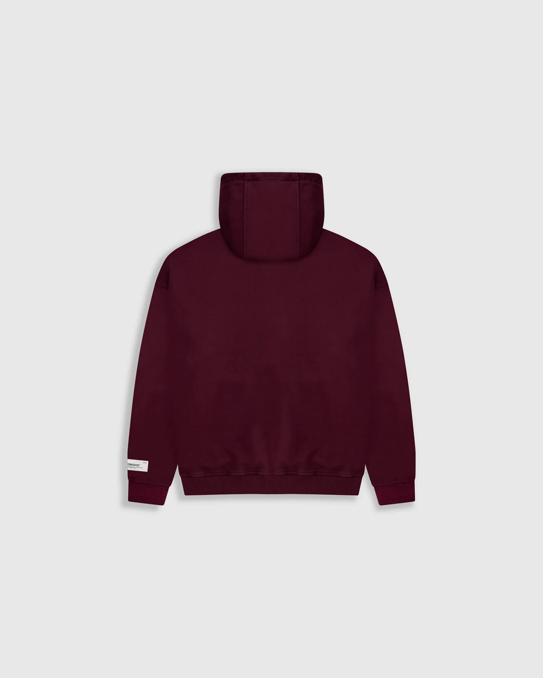 Zip Hoodie Oversized Básico V3 - Burgundy - imagen 8