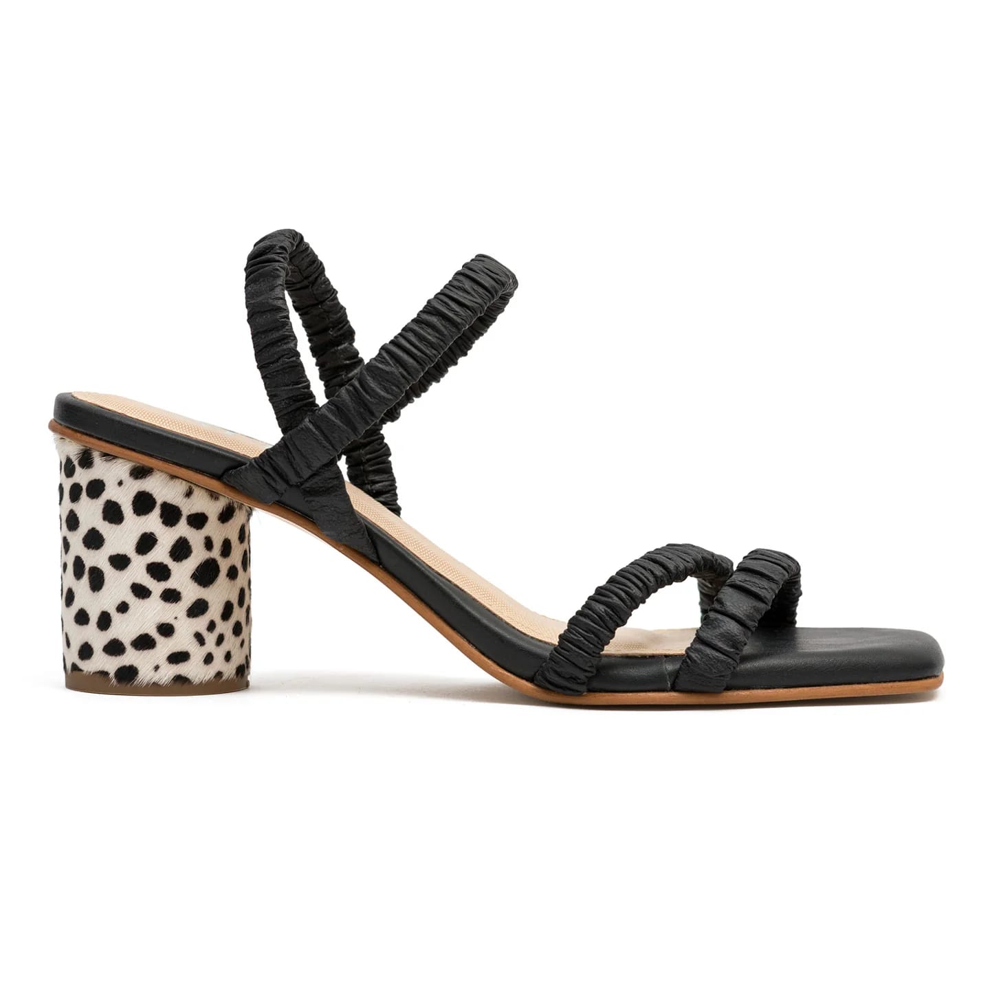 YVONNE BLACK SANDALS - imagen 3