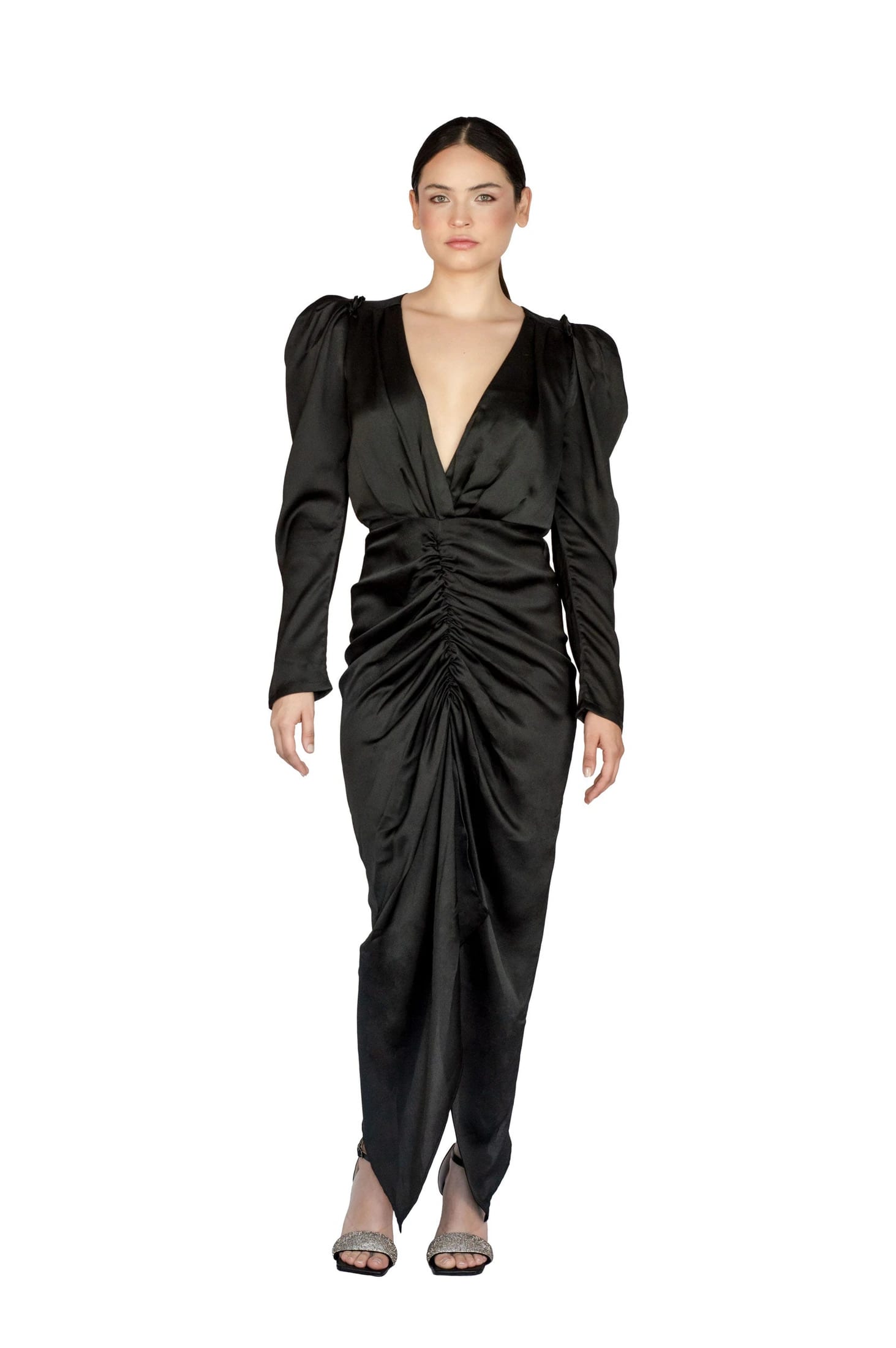 VESTIDO GALA NEGRO - imagen 1