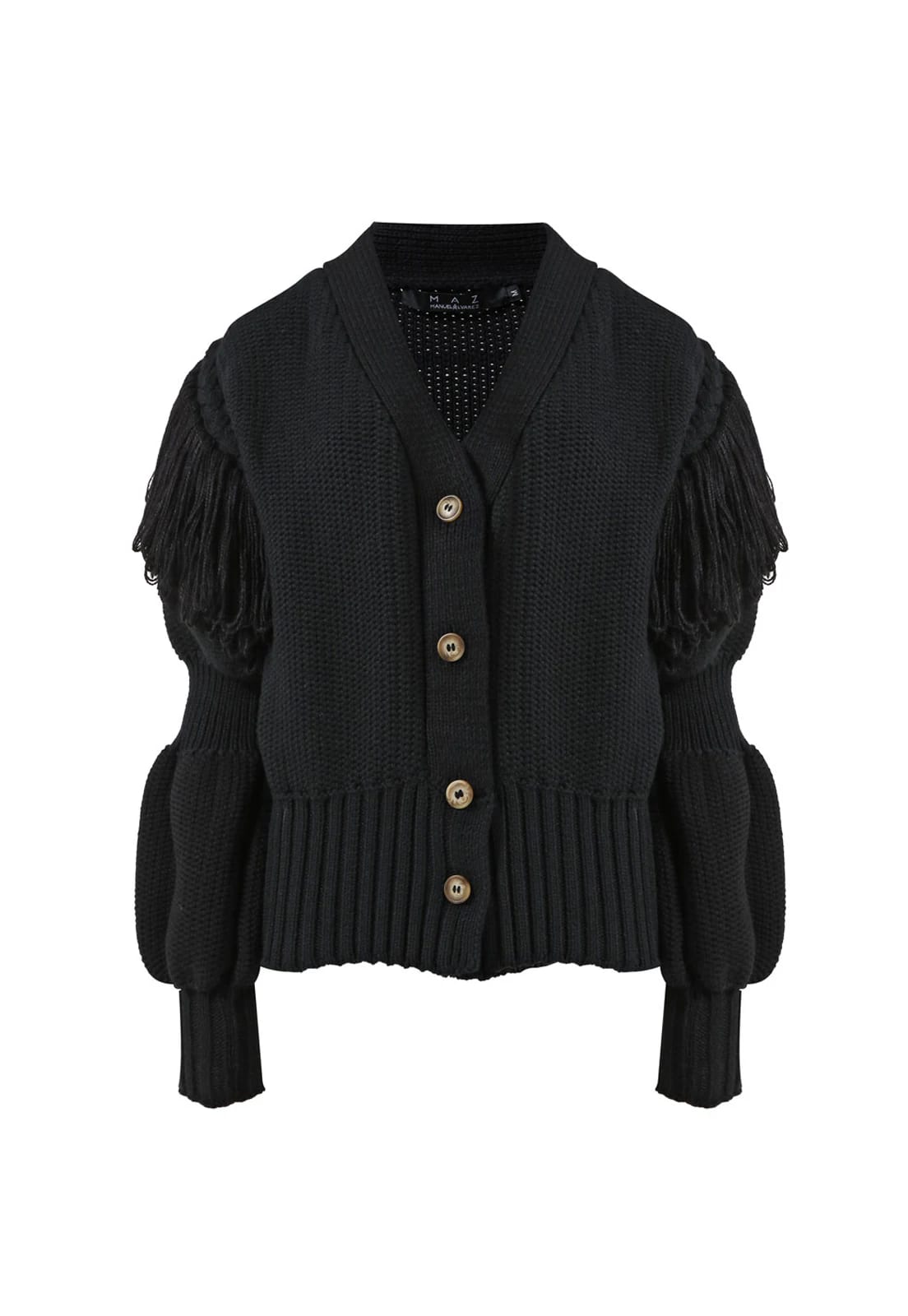 FRINGED BRAIDED CARDIGAN - imagen 2