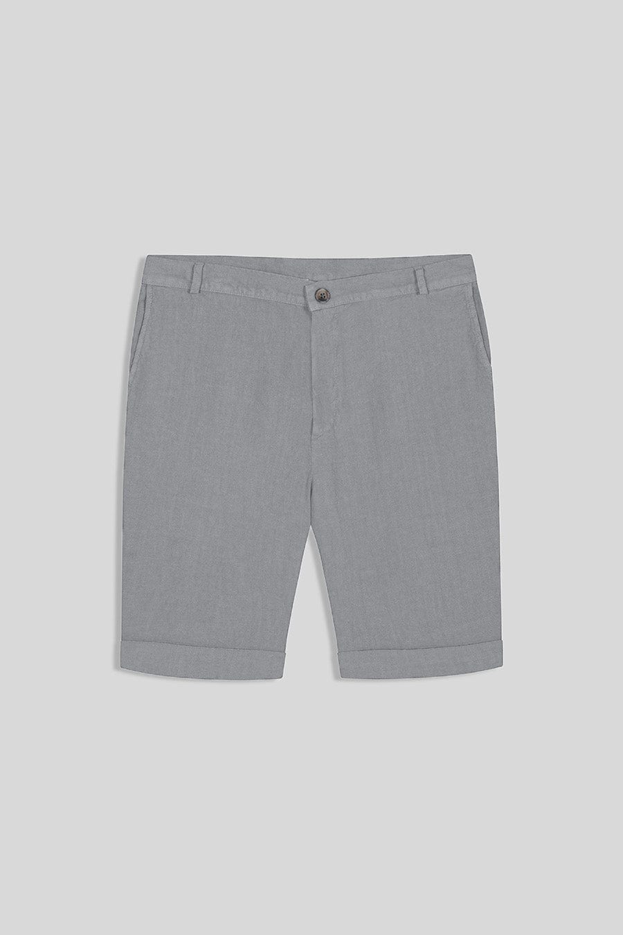 Men's linen bermuda smoke - imagen 1