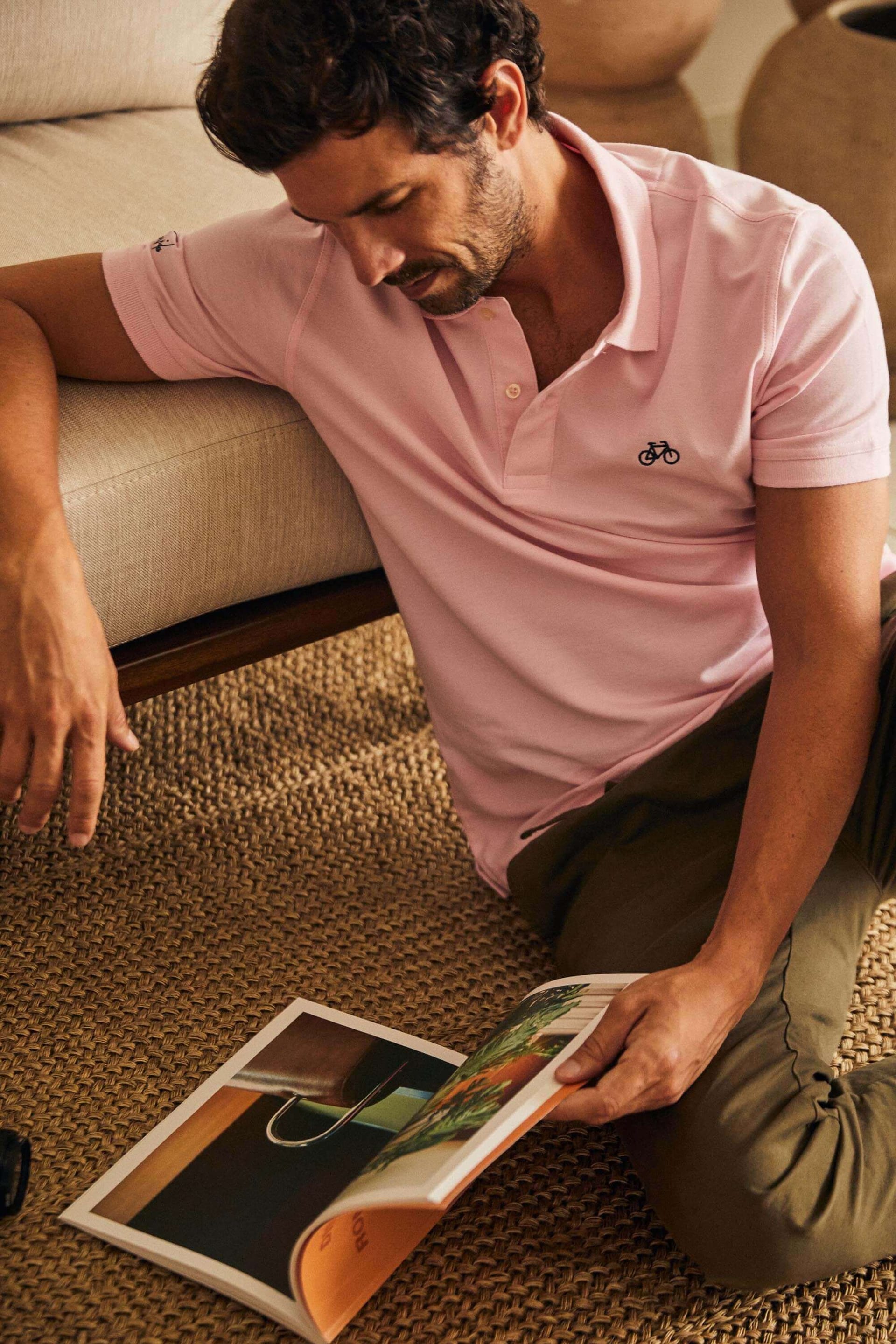 POLO MANGA CORTA BABY PINK - imagen 2