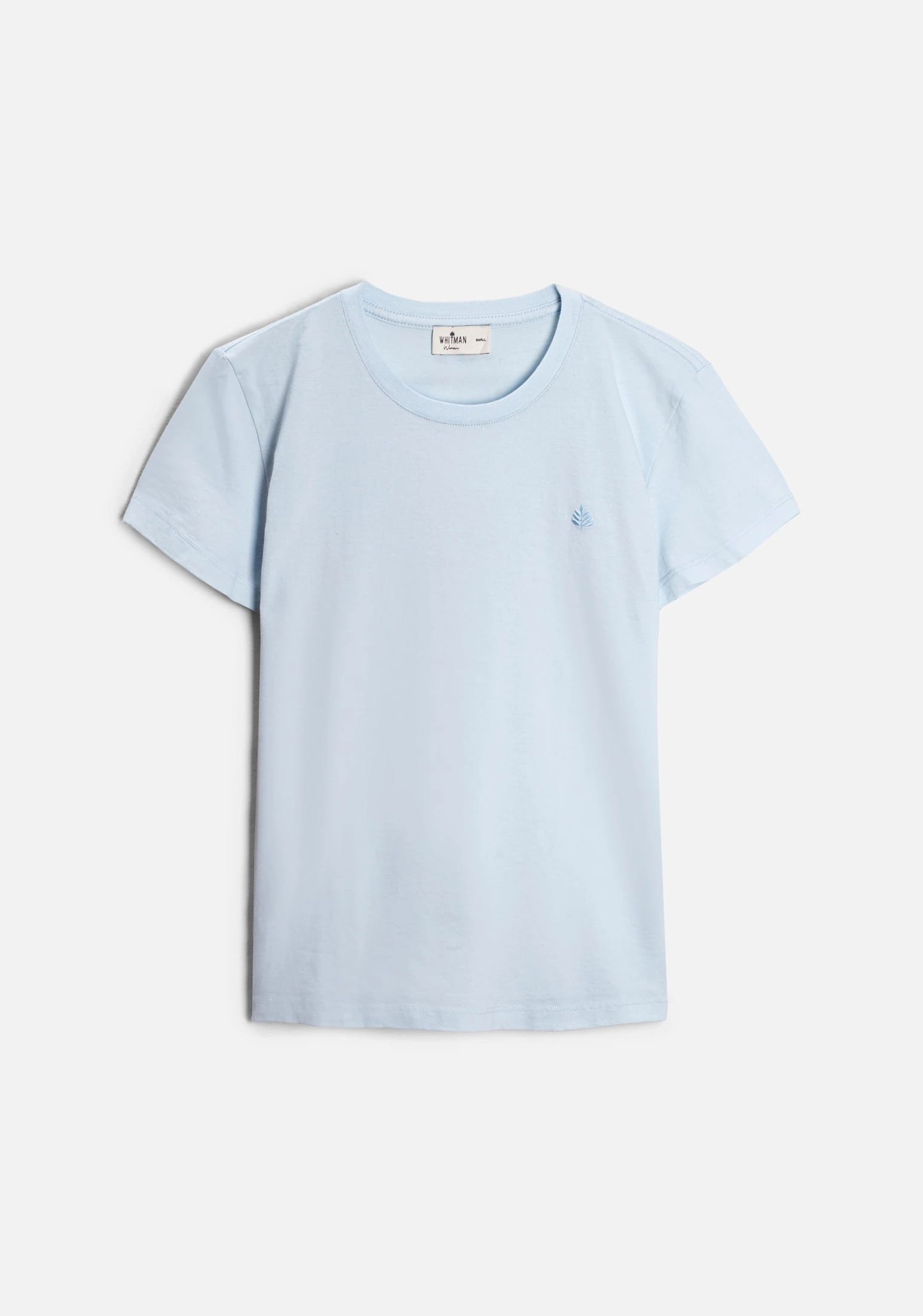 Camiseta M Unicolor CR L-Atn Azul Claro - imagen 1