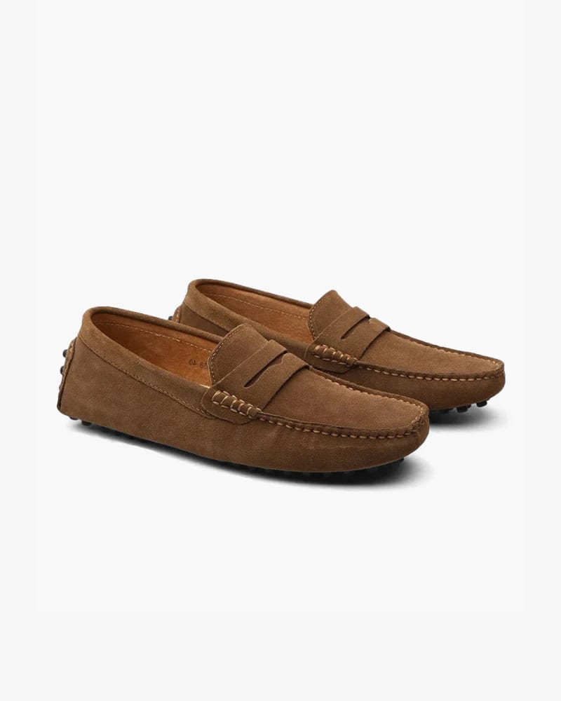 Suede Driver Loafers - imagen 3